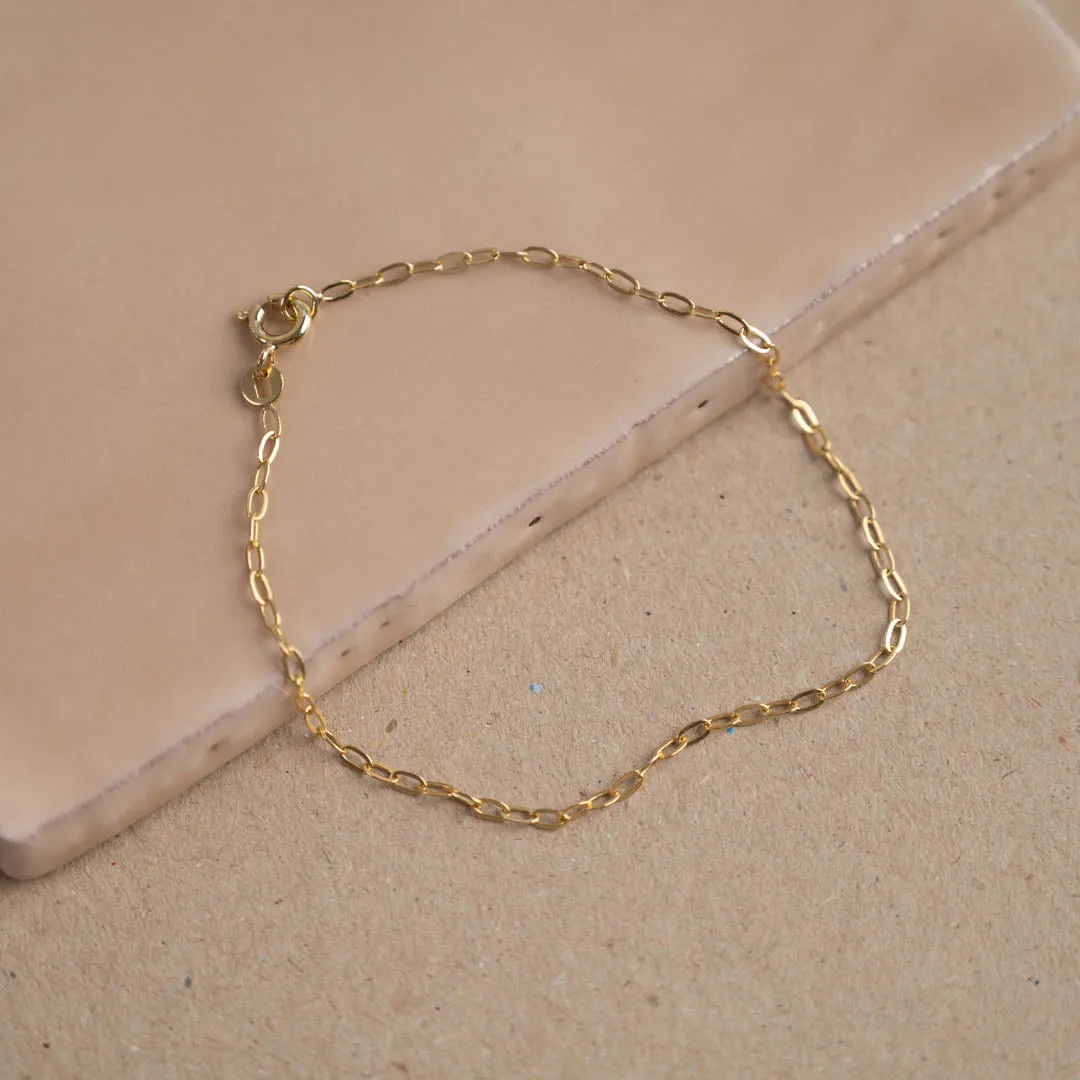 Sisi Copenhagen Alma armbånd forgyldt 2 mm