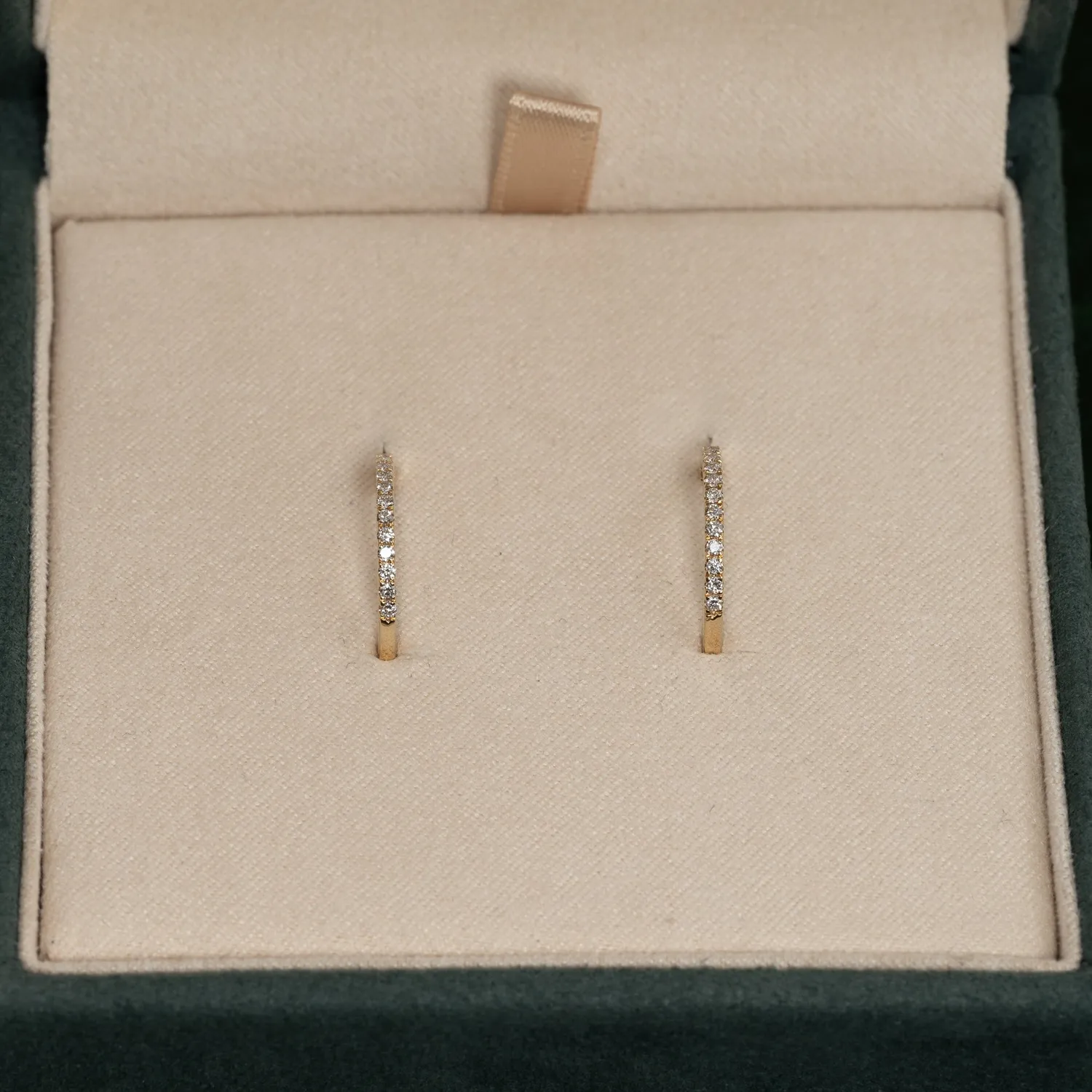 Sisi Copenhagen Classic 0,2ct lab-diamant creoler guld 14 kt