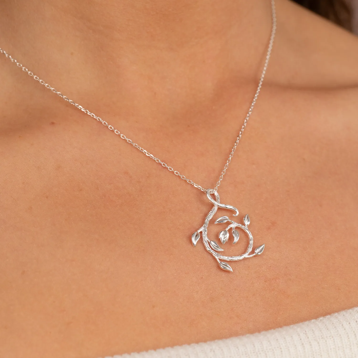 Sisi Copenhagen Eden Swirl vedhæng sterlingsølv 30 mm