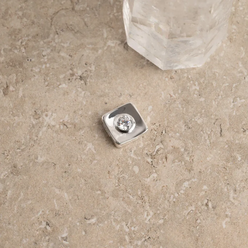 Sisi Copenhagen Mae Crystal vedhæng sølv klar zirkon