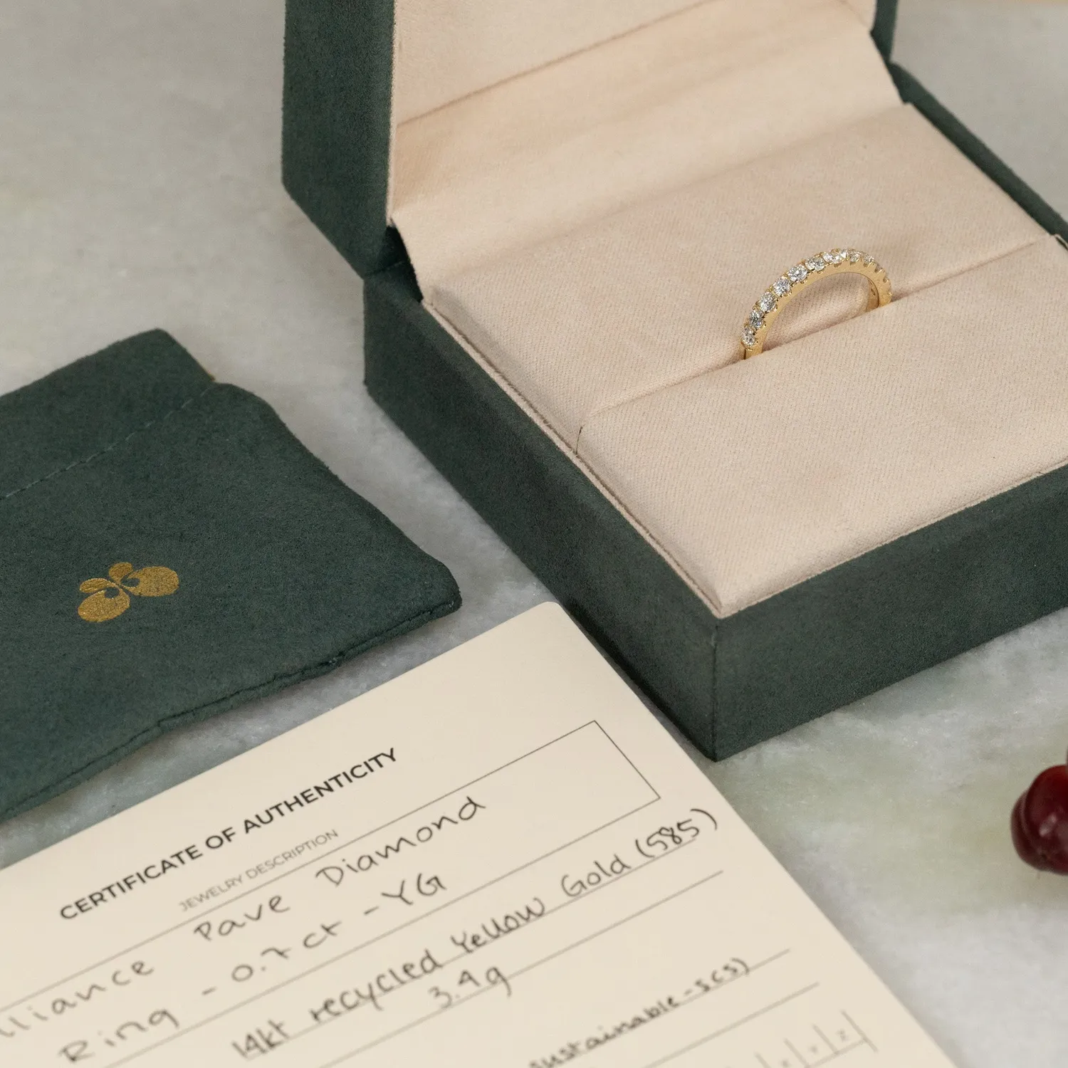 Sisi Copenhagen Alliance lab-diamantring 0,7 ct 14 kt guld
