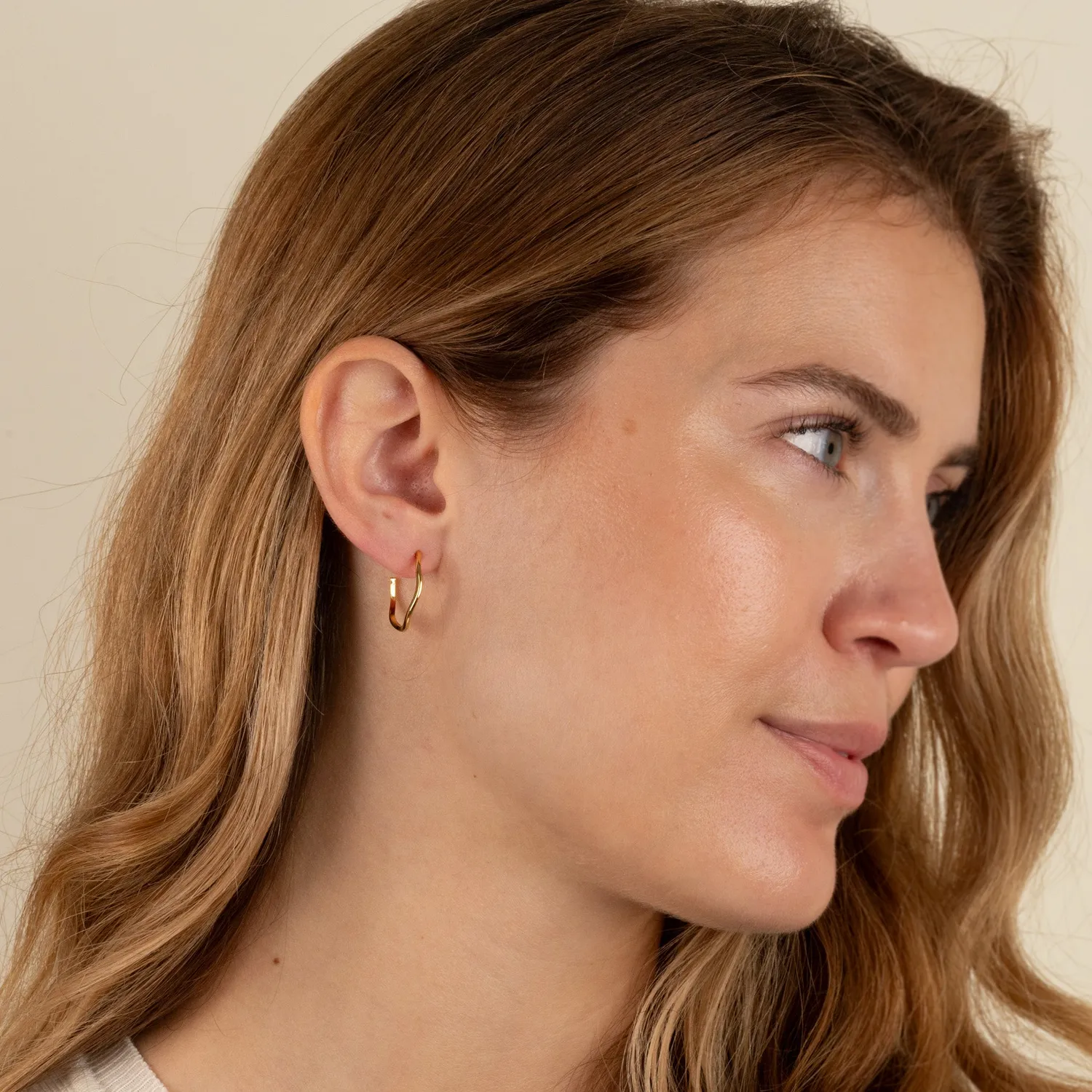 Sisi Copenhagen Gaia creoler forgyldt 20 mm par
