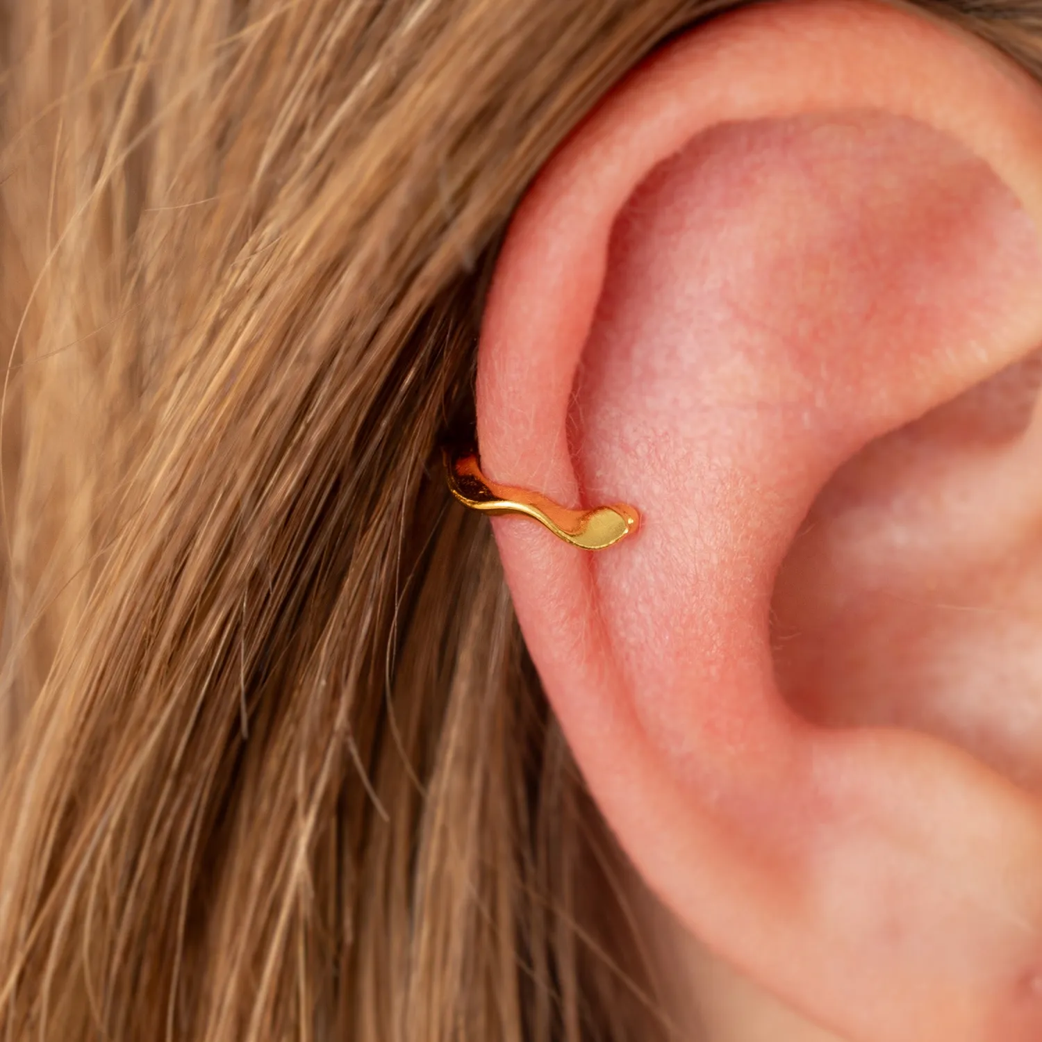 Sisi Copenhagen Galia ear cuff forgyldt 11 mm