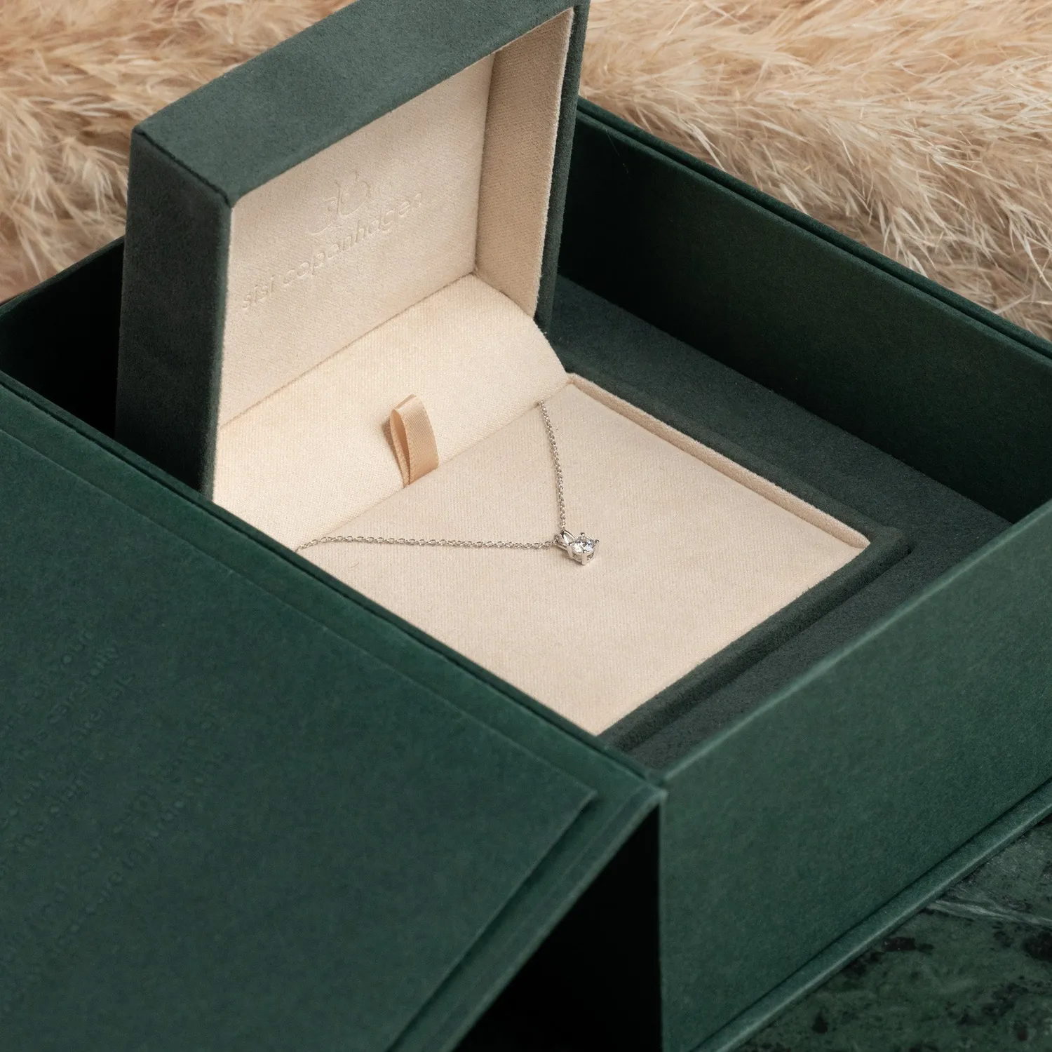 Sisi Copenhagen Diamond Prong Solitaire diamantvedhæng hvidguld 0,25 ct