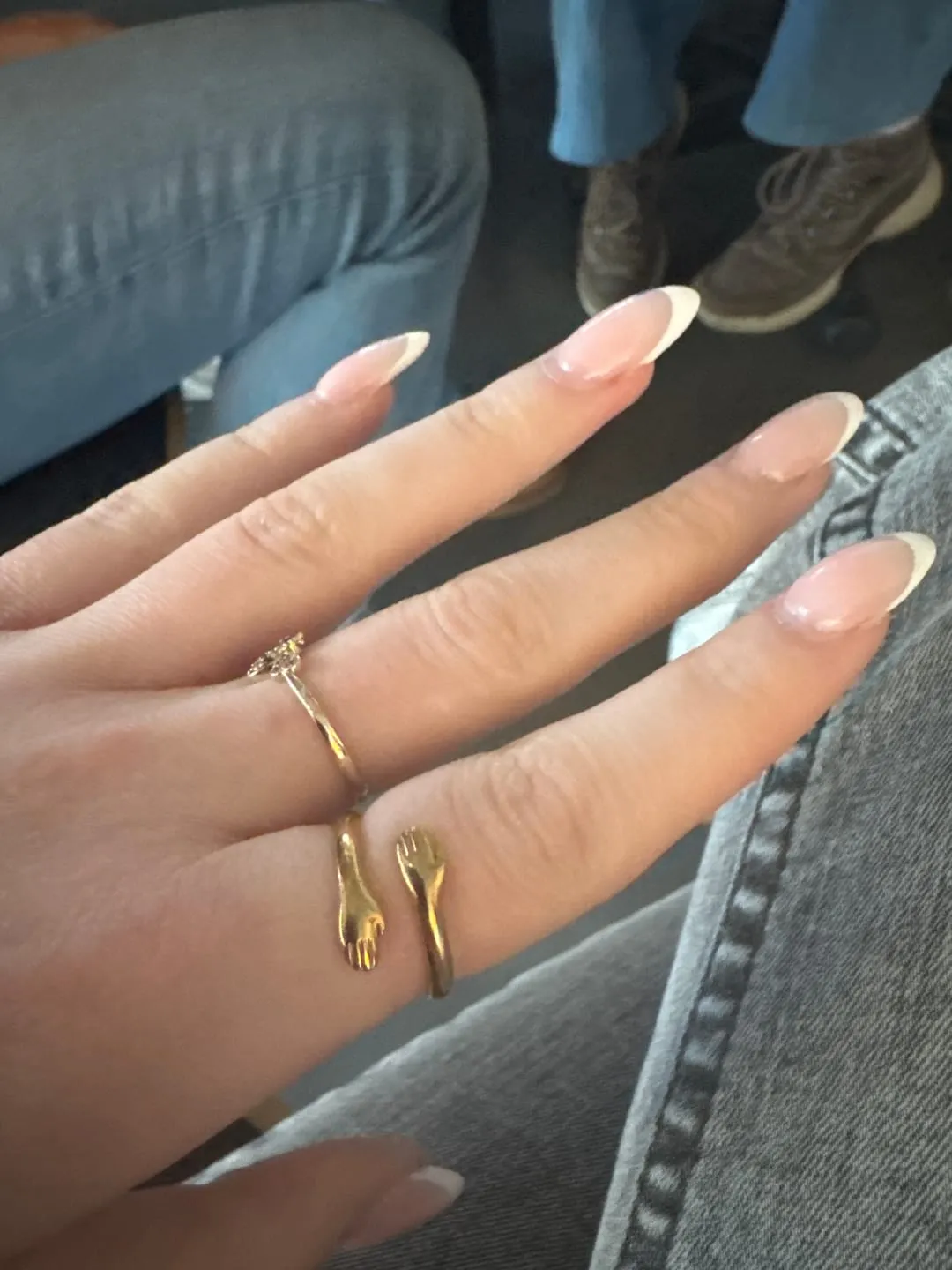 Timi of Sweden Kara Hug Me ring justerbar guld