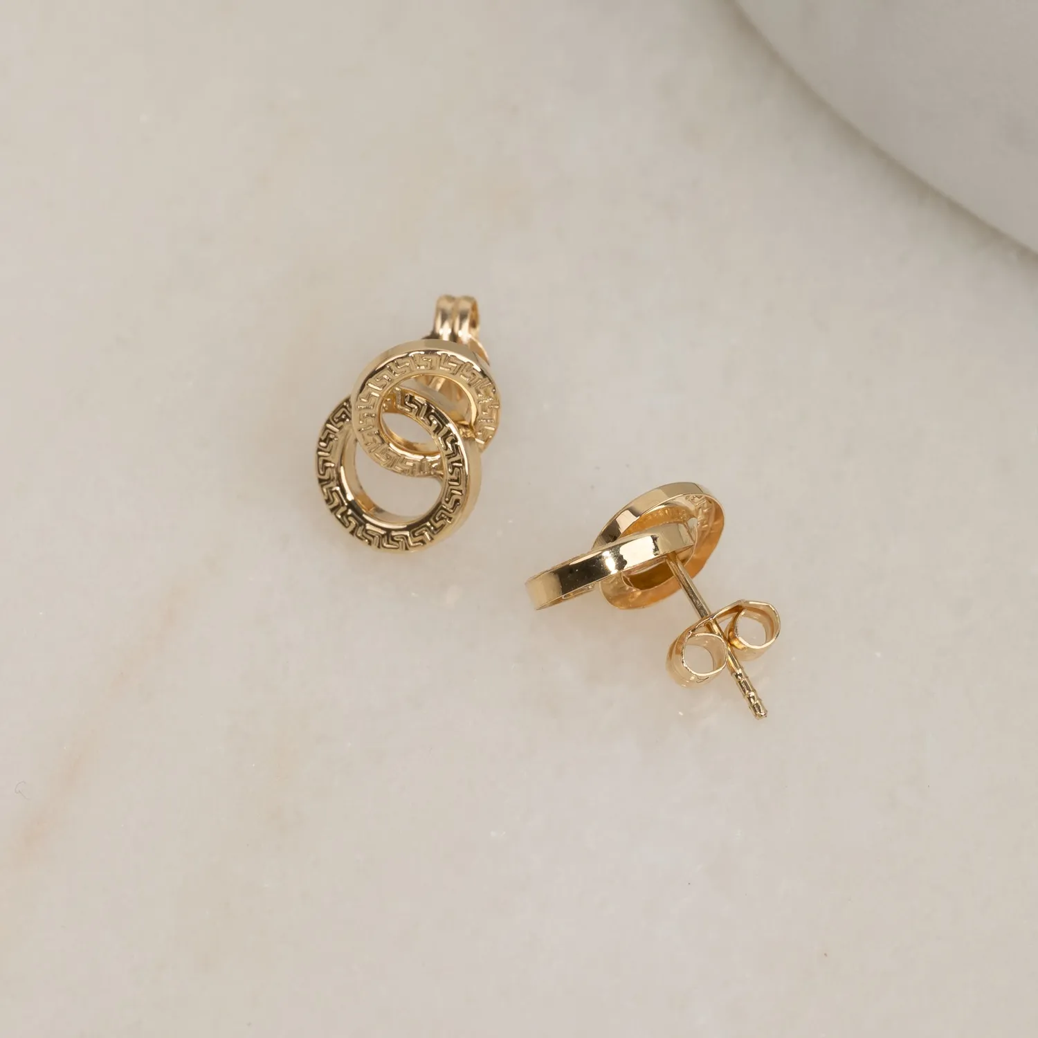 Sisi Copenhagen Josefine Medium ørestikker 9 kt guld