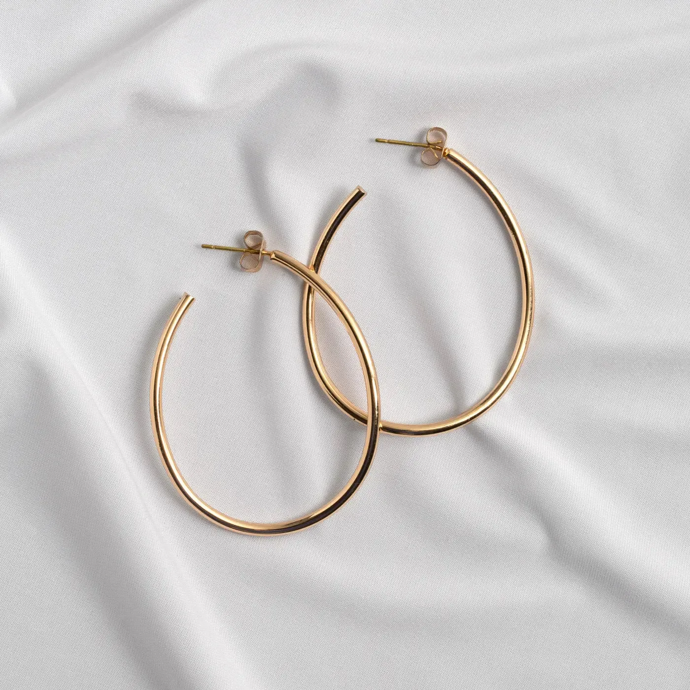Timi of Sweden Natalie øreringe large hoops 40 mm