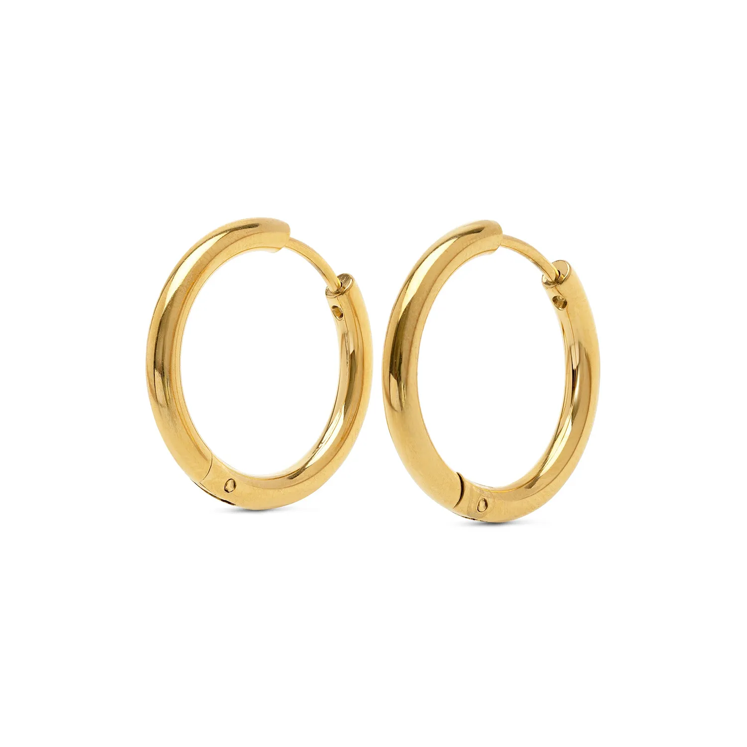 TIMI OF SWEDEN Hollie hoops 17mm øreringe sølv vandtætte
