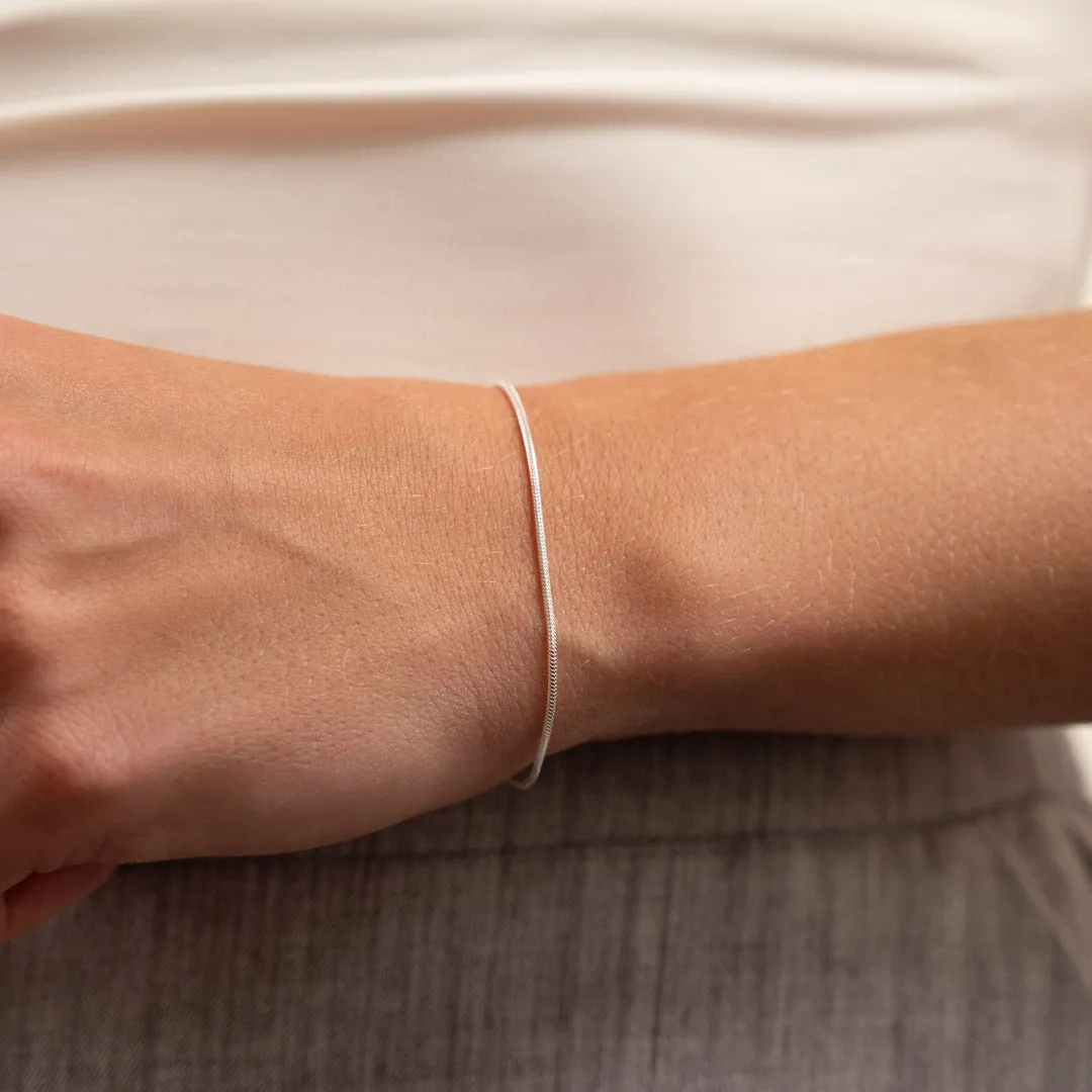 Sisi Copenhagen Cornelia armbånd sølv 15,5+4 cm