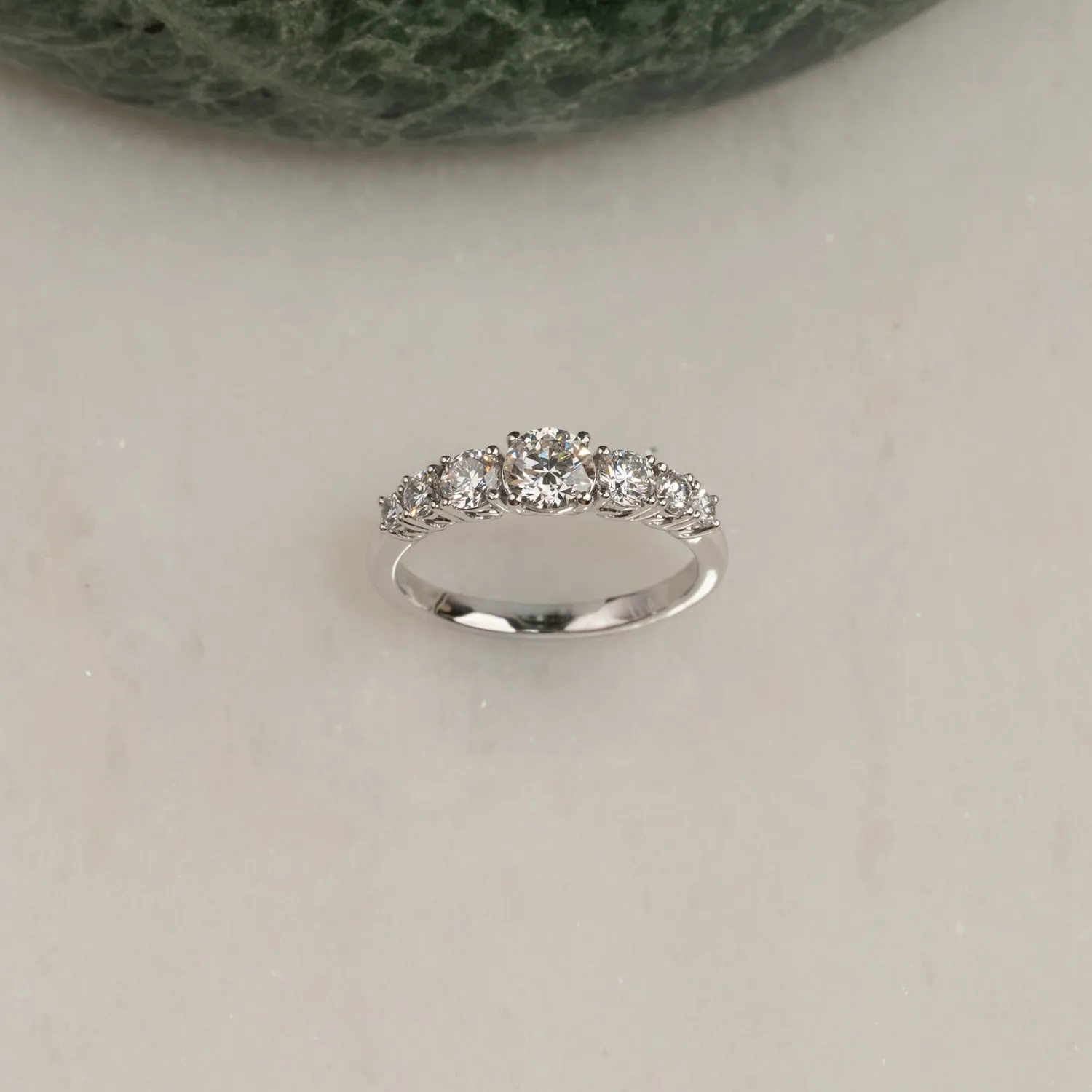 Sisi Copenhagen Seven-Stone Trellis ring guld 0,7 ct