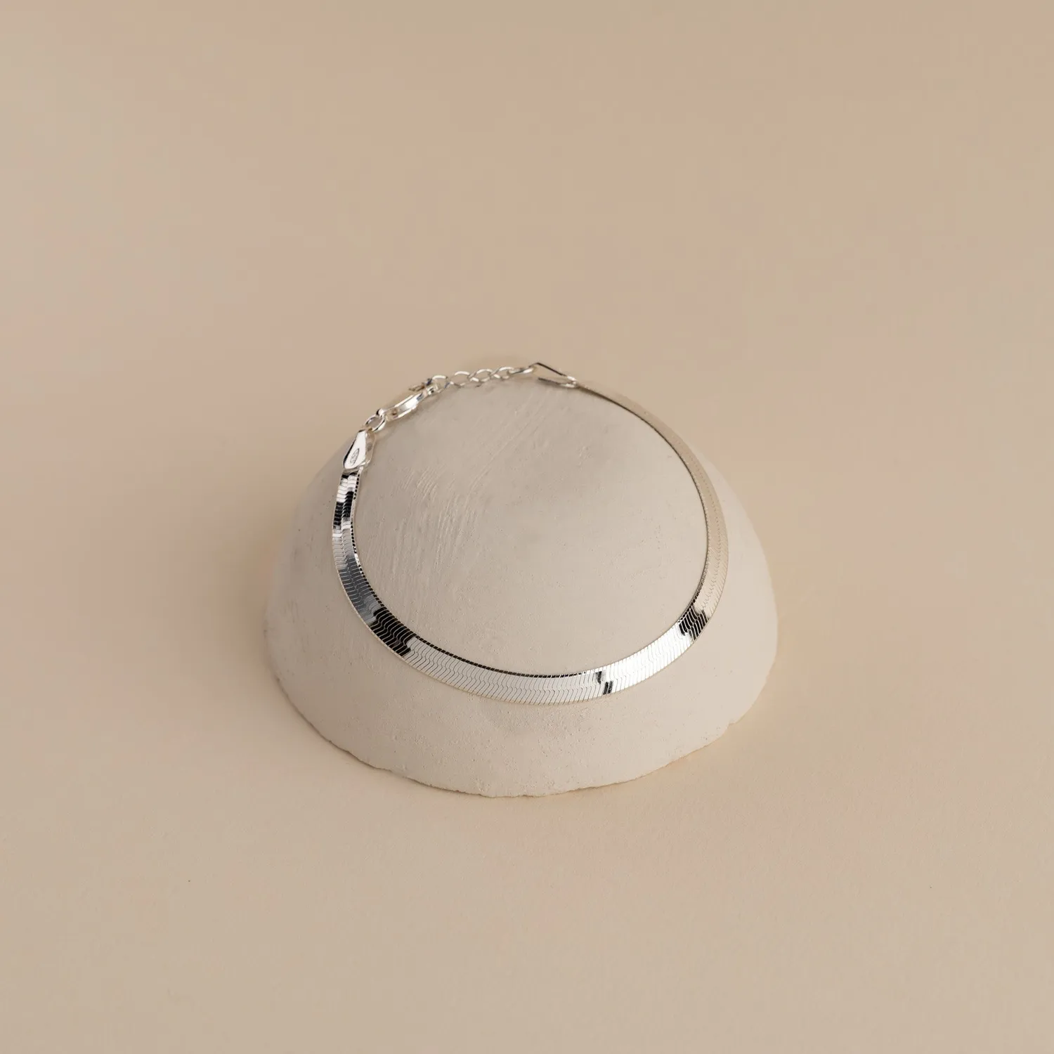 Sisi Copenhagen Aya Silver armbånd slangekæde 5 mm sølv