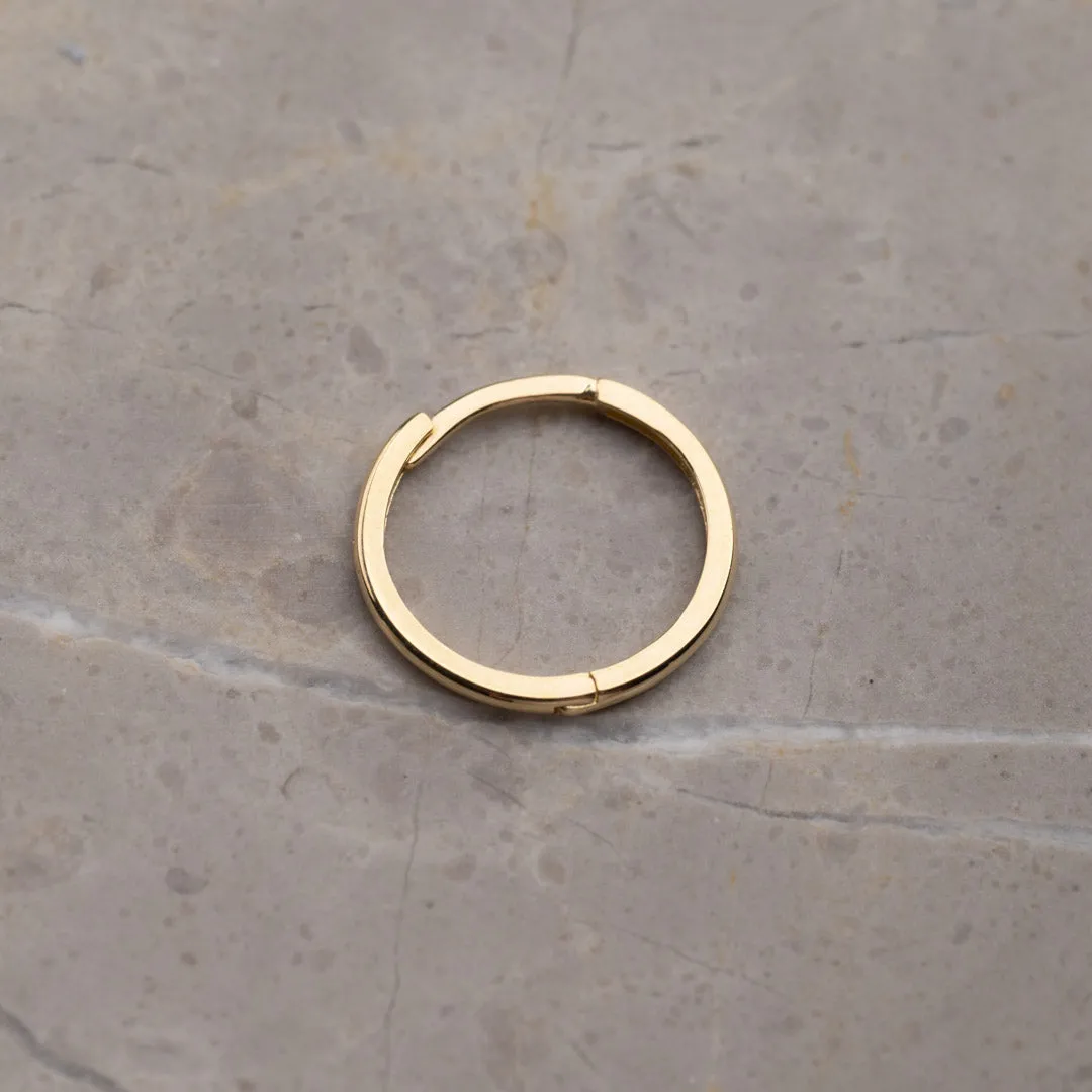 Sisi Copenhagen Classic creoler 14 mm 9 kt guld par