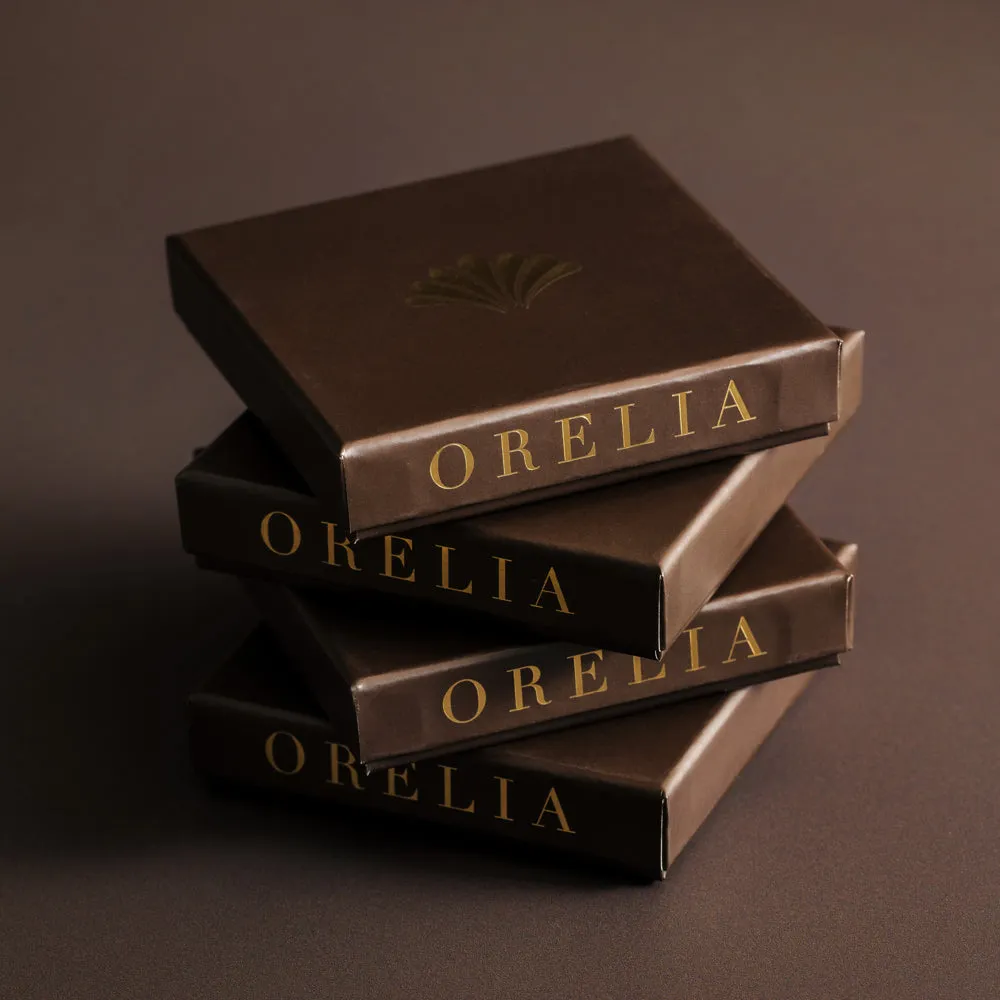 Orelia LUXE Double Crystal Drop øreringe guld krystal