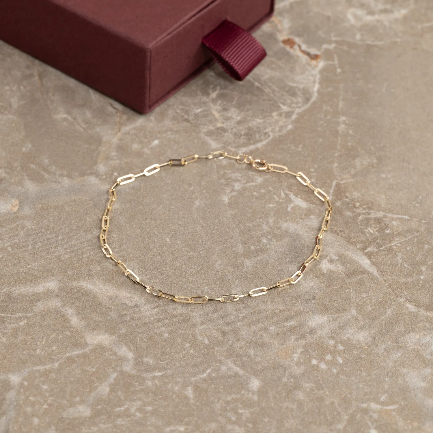 Sisi Copenhagen Alma Medium armbånd guld 9 kt 20 cm