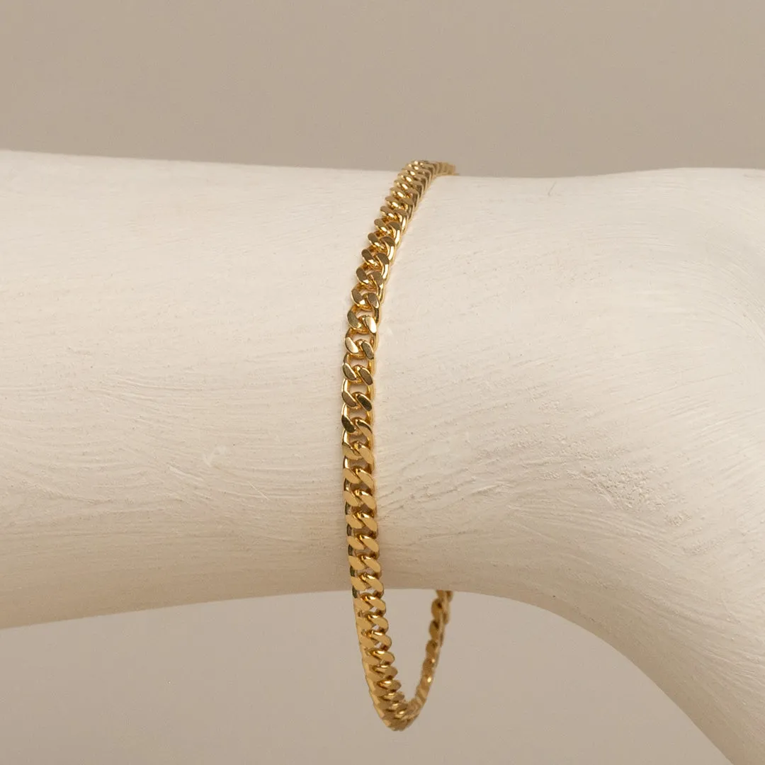 Sisi Copenhagen Sia panserarmbånd forgyldt 15,5+4 cm