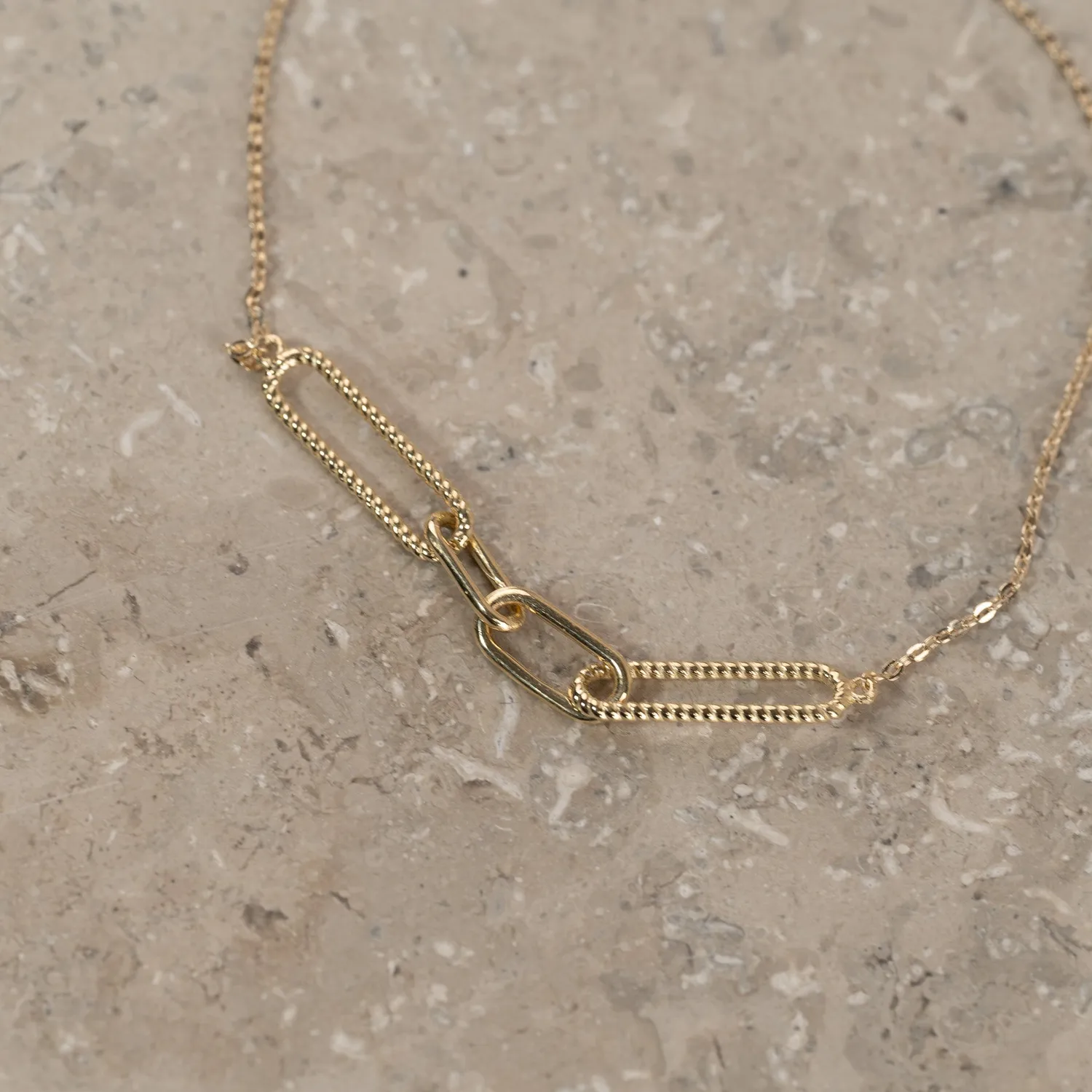 Sisi Copenhagen Natalie armbånd 16-20 cm 9 kt guld