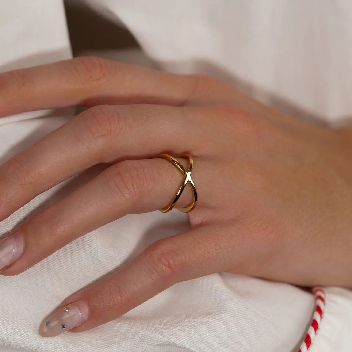 Sisi Copenhagen Anastasia ring forgyldt justerbar
