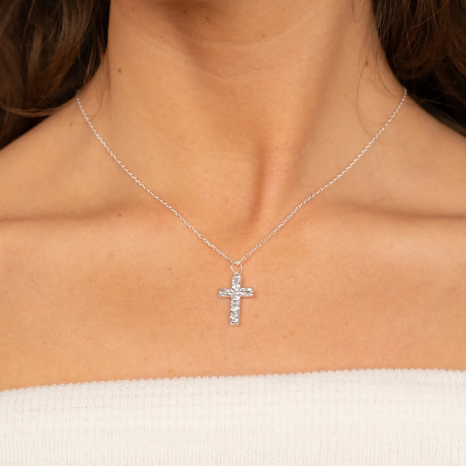 Sisi Copenhagen Elma Cross vedhæng sterlingsølv 20 mm