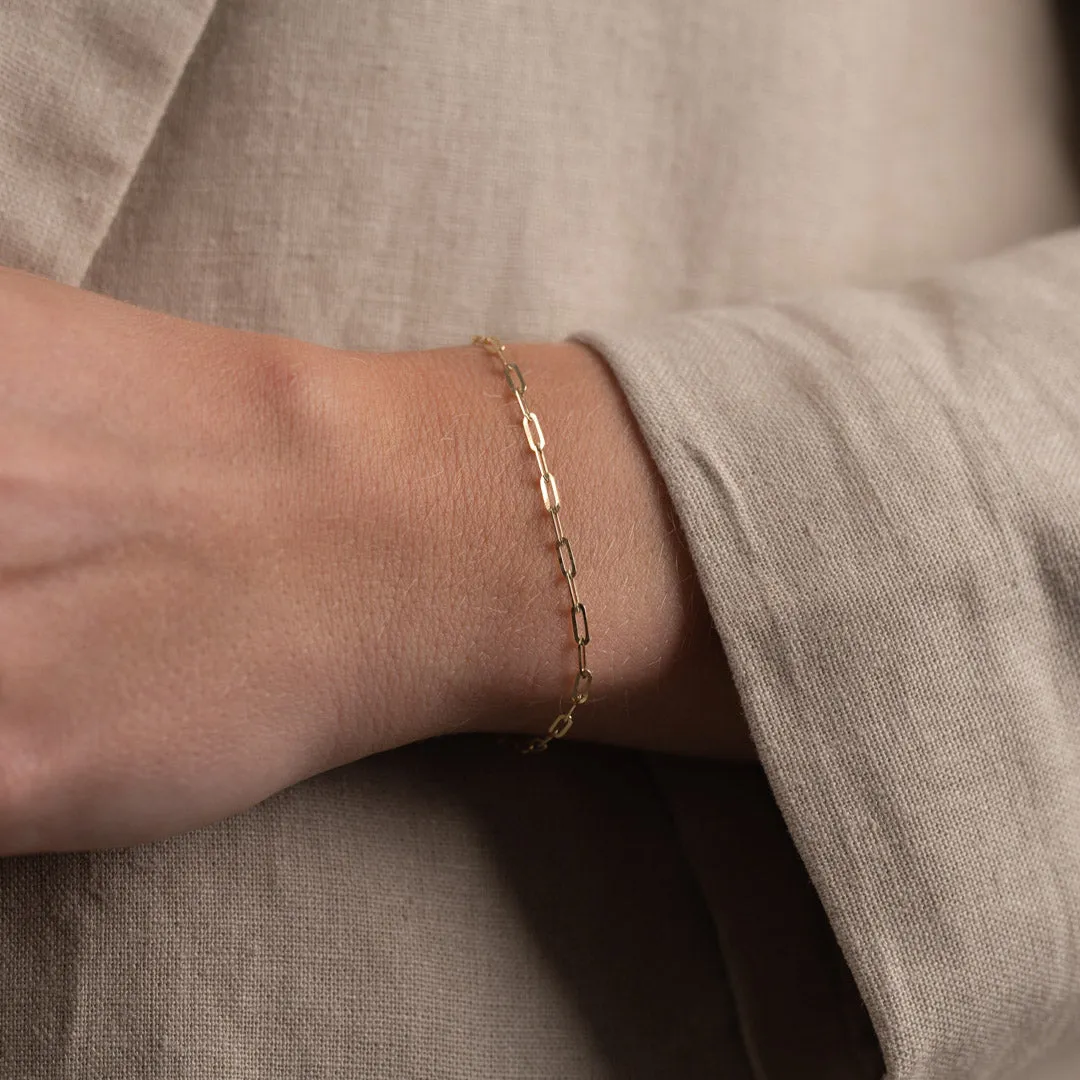 Sisi Copenhagen Alma Medium armbånd guld 9 kt 20 cm