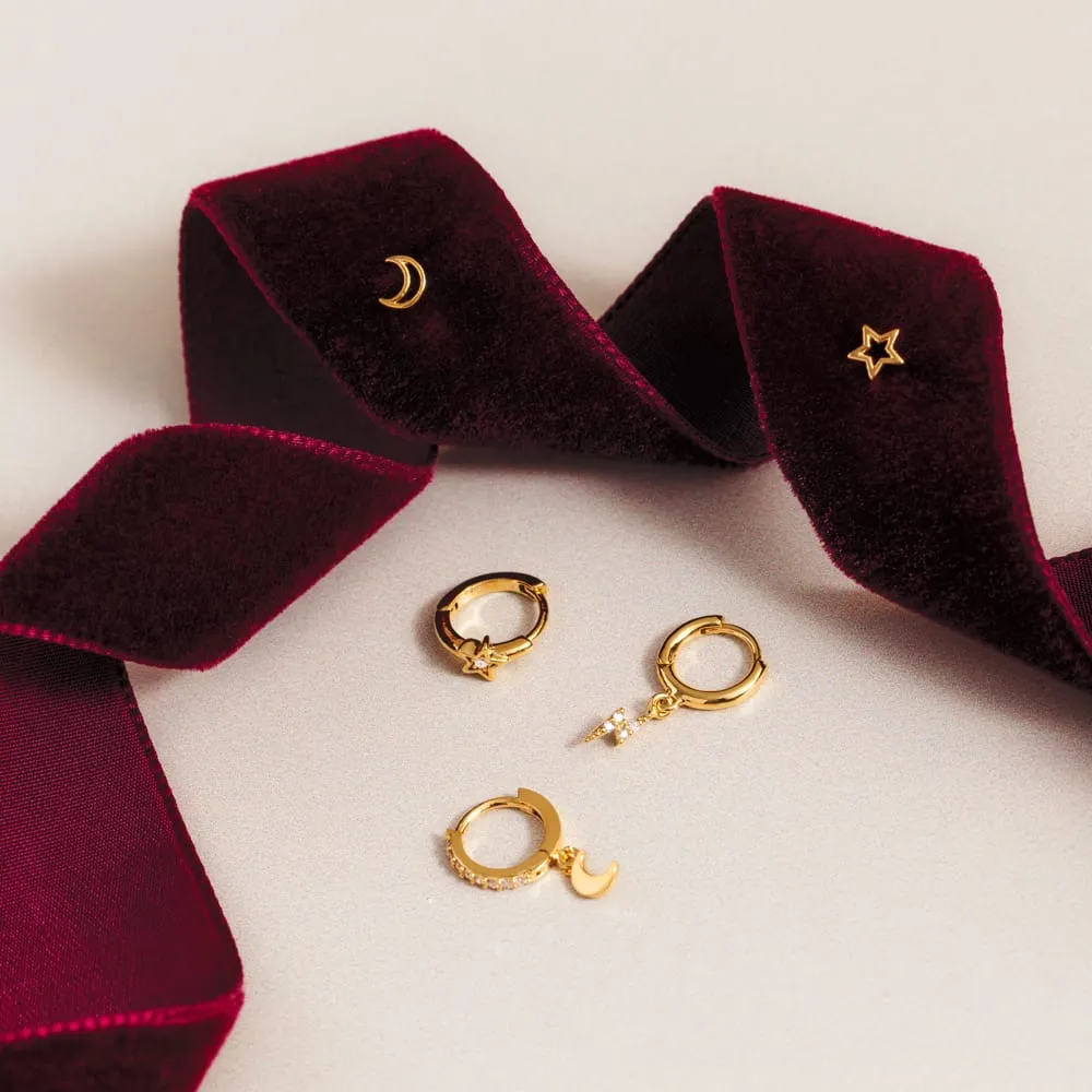 Orelia 25 Days Ear Stacking adventskalender guld