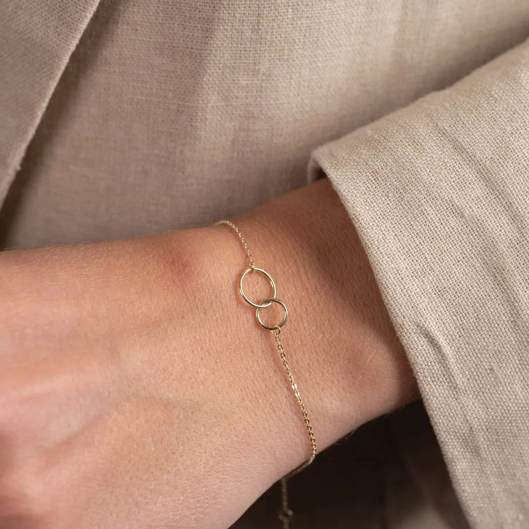 Sisi Copenhagen Una guld armbånd ankerkæde 20 cm