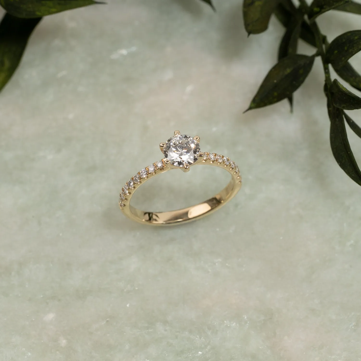 Sisi Copenhagen Classic Alliance ring hvidguld 0,7ct 52
