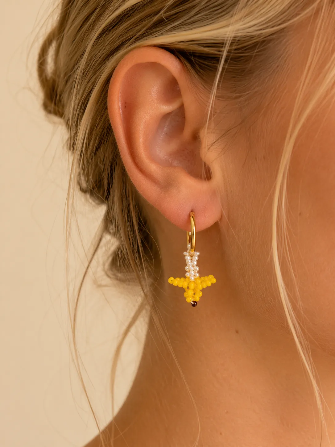 Lulo Jewelry Banana Hoop øreringe guld banan