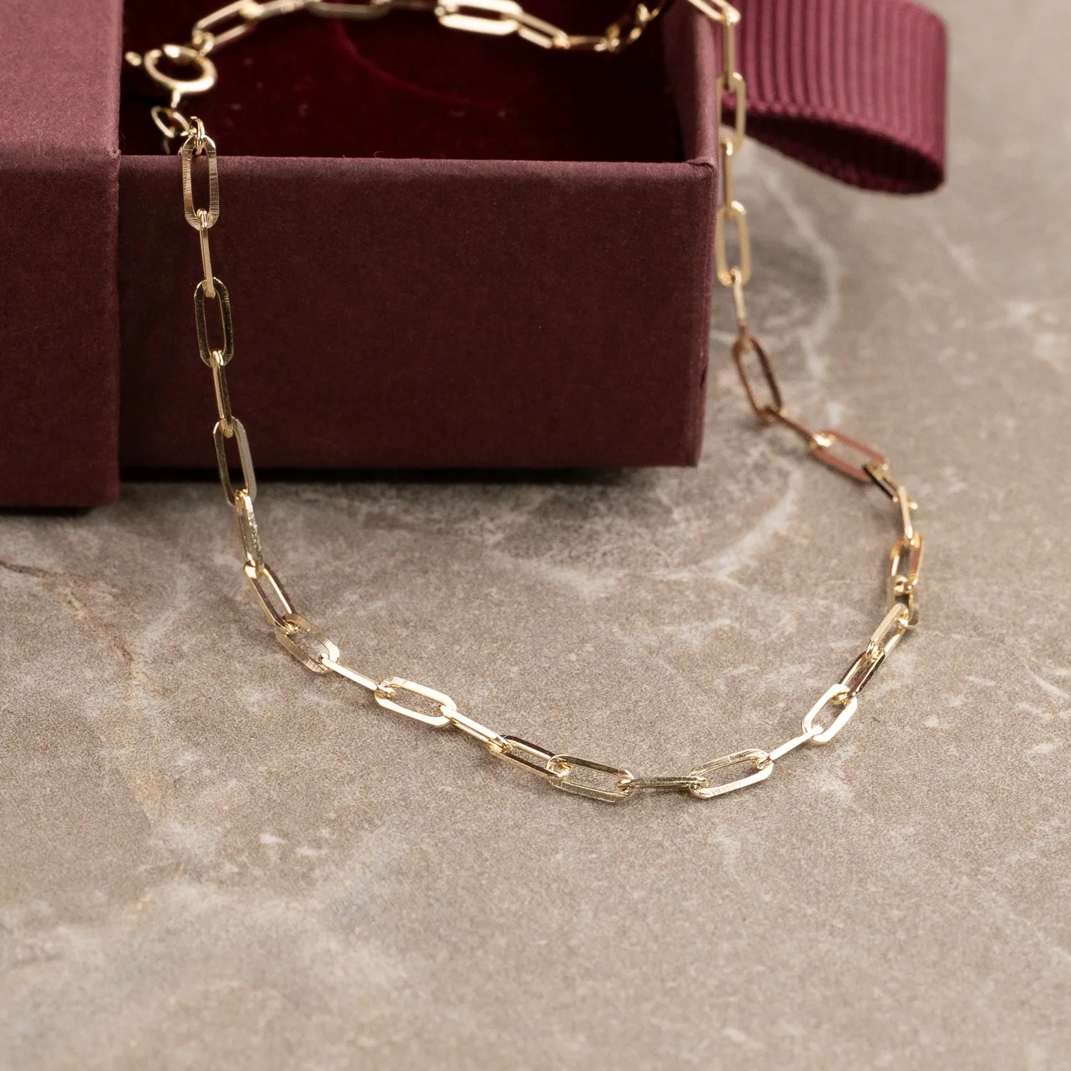 Sisi Copenhagen Alma Medium armbånd guld 9 kt 20 cm