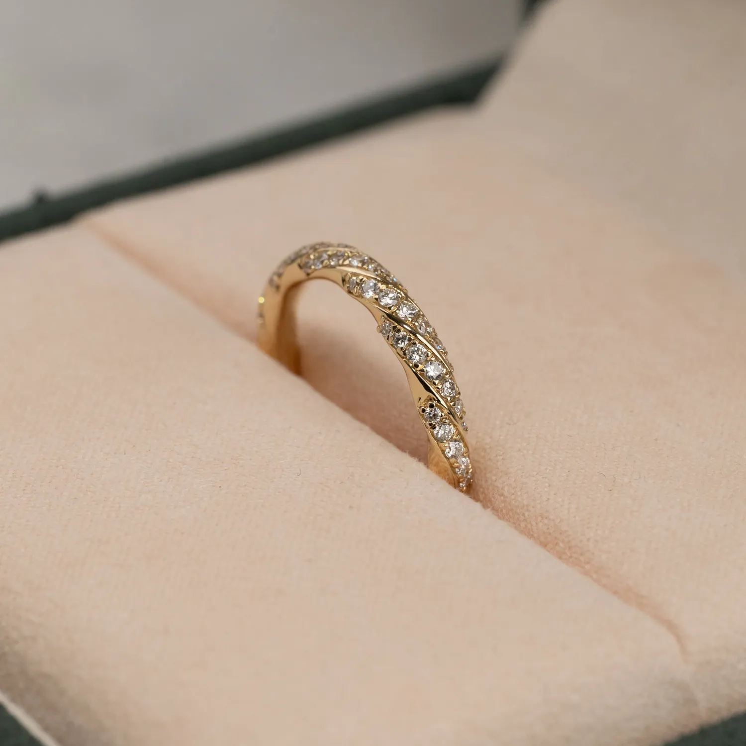 Sisi Copenhagen Twisted Alliance 0,4 ct ring guld 14 kt