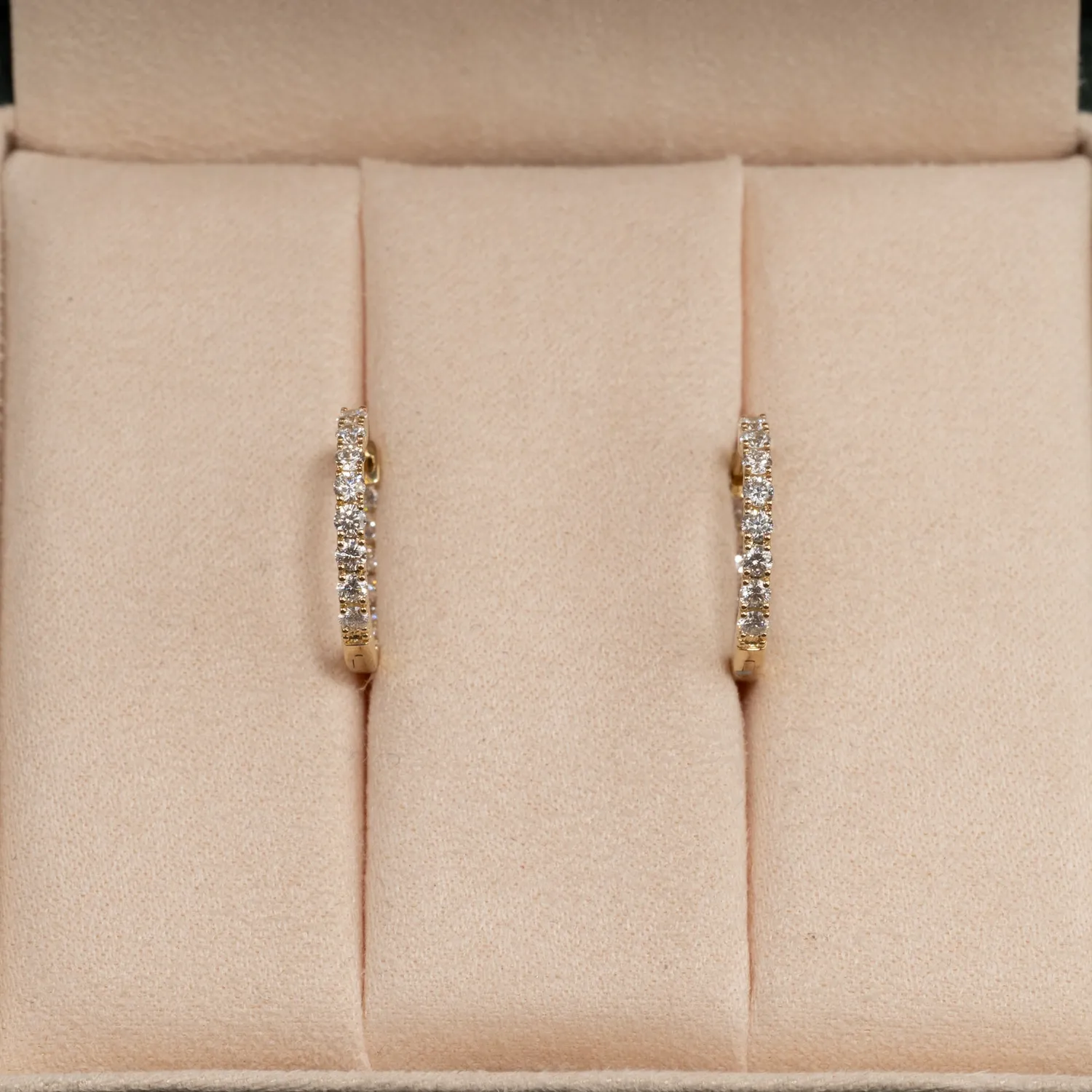 Sisi Copenhagen Double Set Lab-Diamond creoler guld 0,8 ct