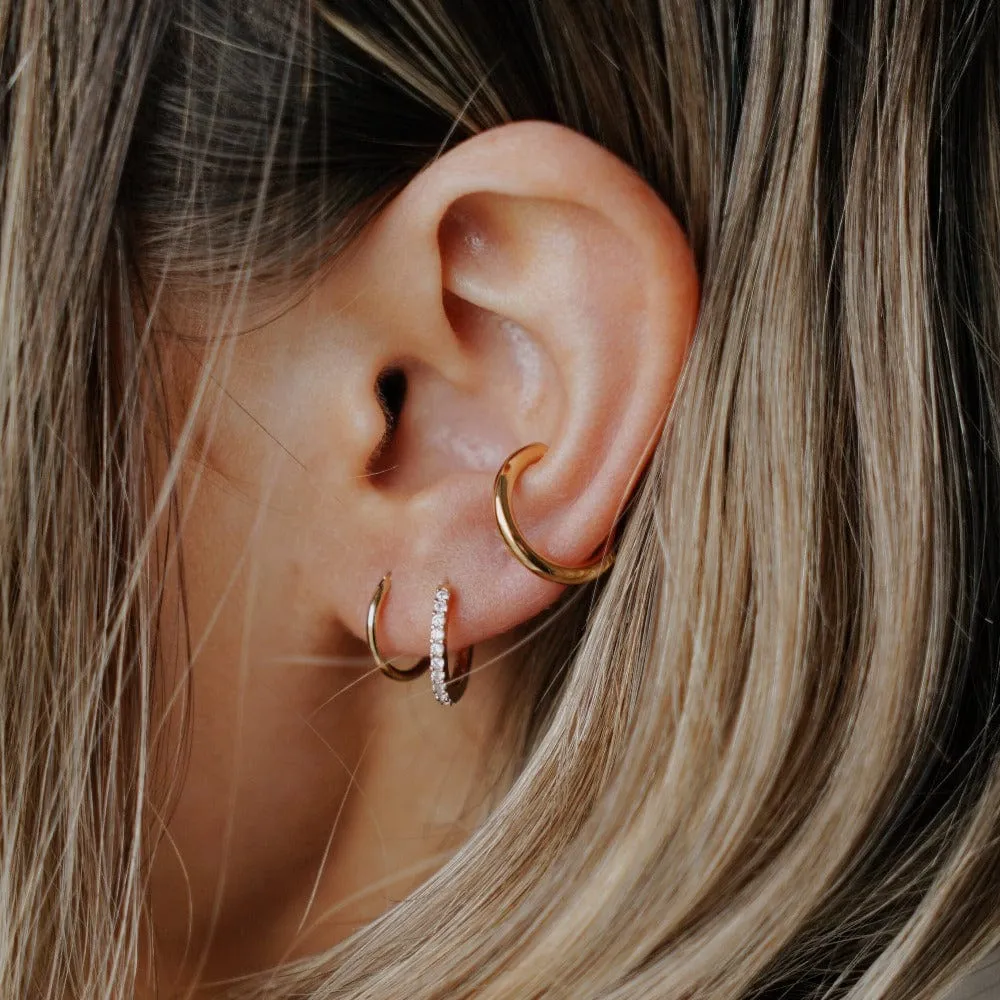 Orelia Simple Ear Cuff øreringe guld