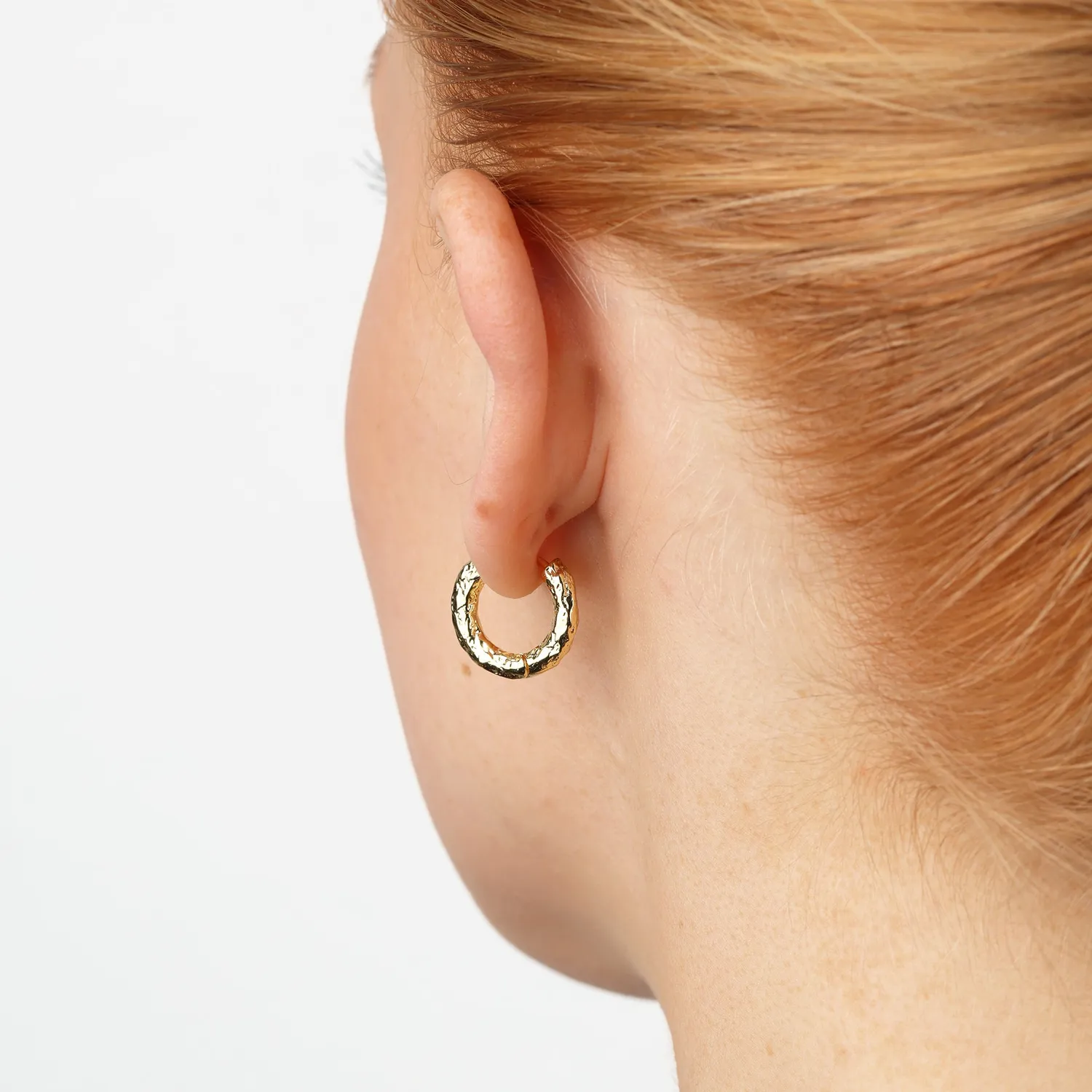 TIMI OF SWEDEN Hildur hoops øreringe sølv 11 mm