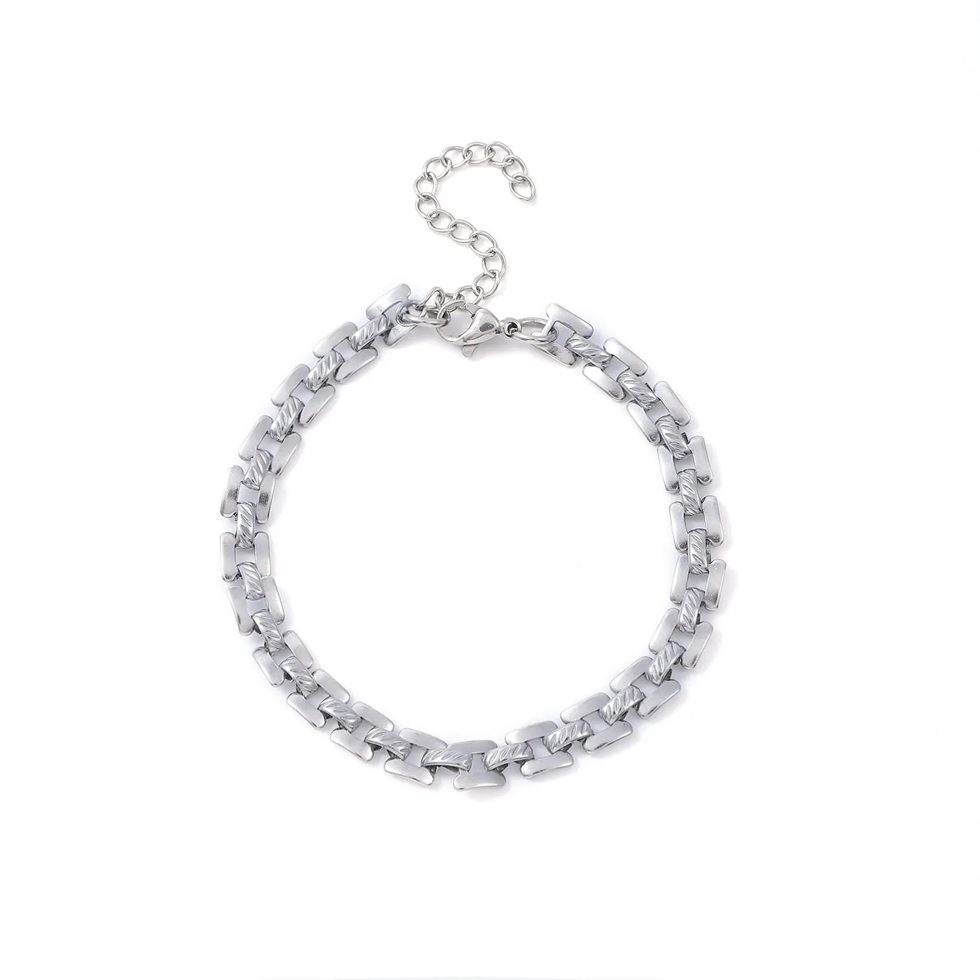 TIMI OF SWEDEN Olivia Bismarck armbånd 16 cm sølv