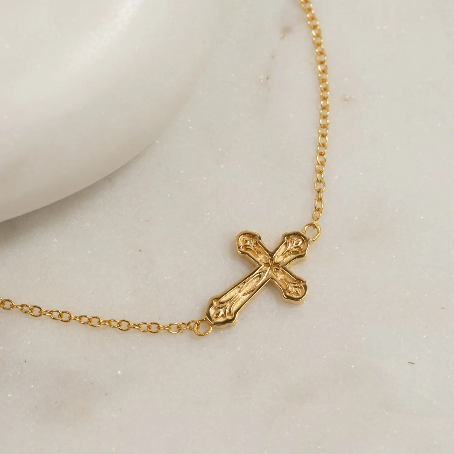 Sisi Copenhagen Dagmar Cross Golden armbånd forgyldt 16+4 cm