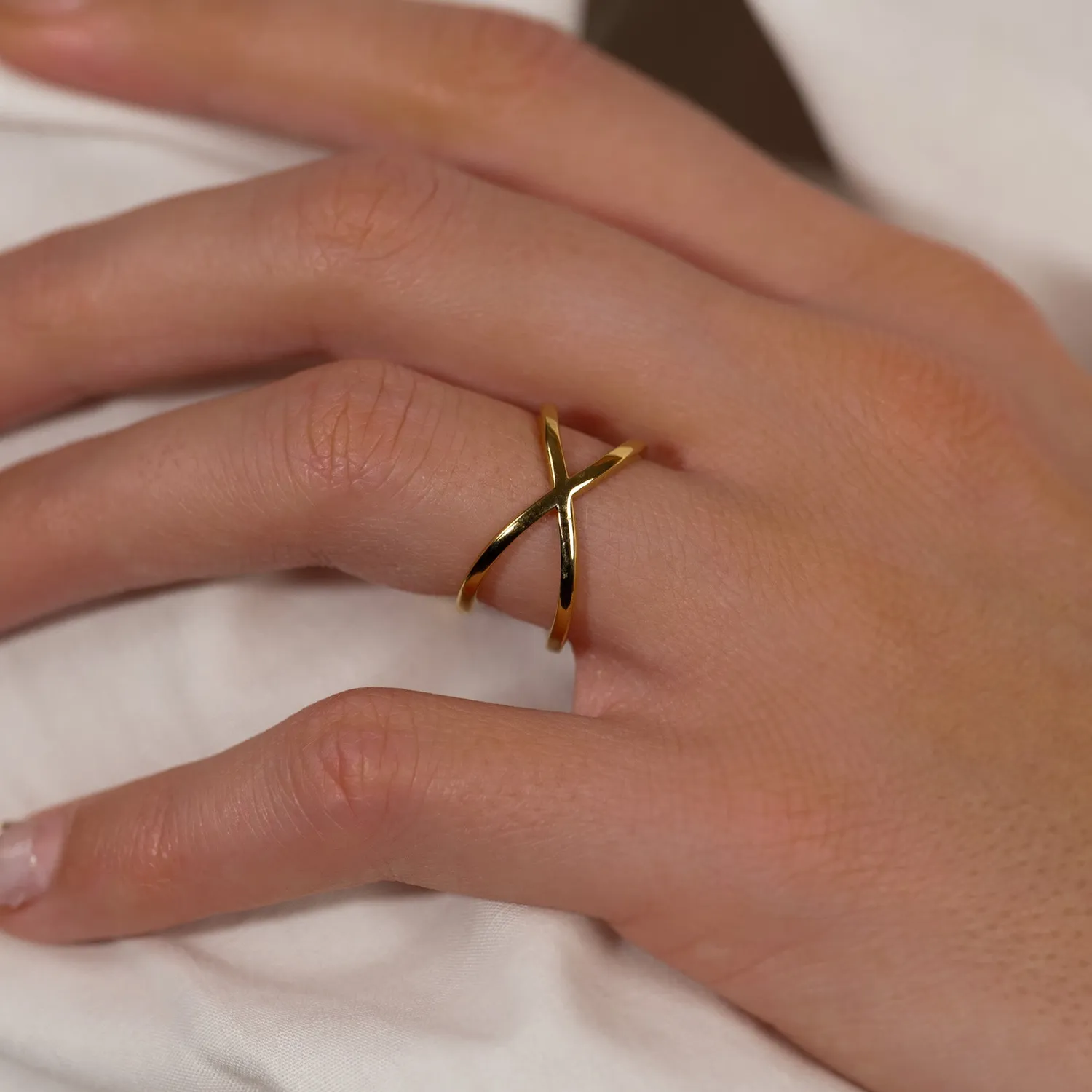 Sisi Copenhagen Anastasia ring forgyldt justerbar
