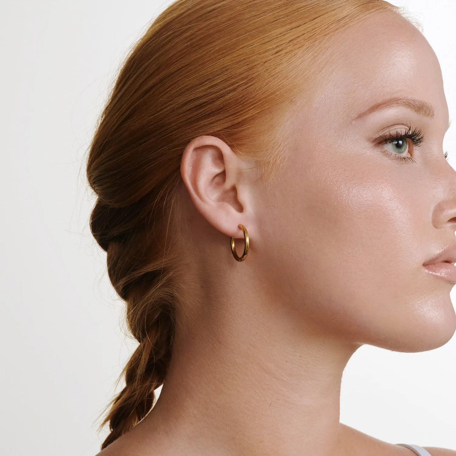 TIMI OF SWEDEN Hollie hoop øreringe 21mm rustfrit stål