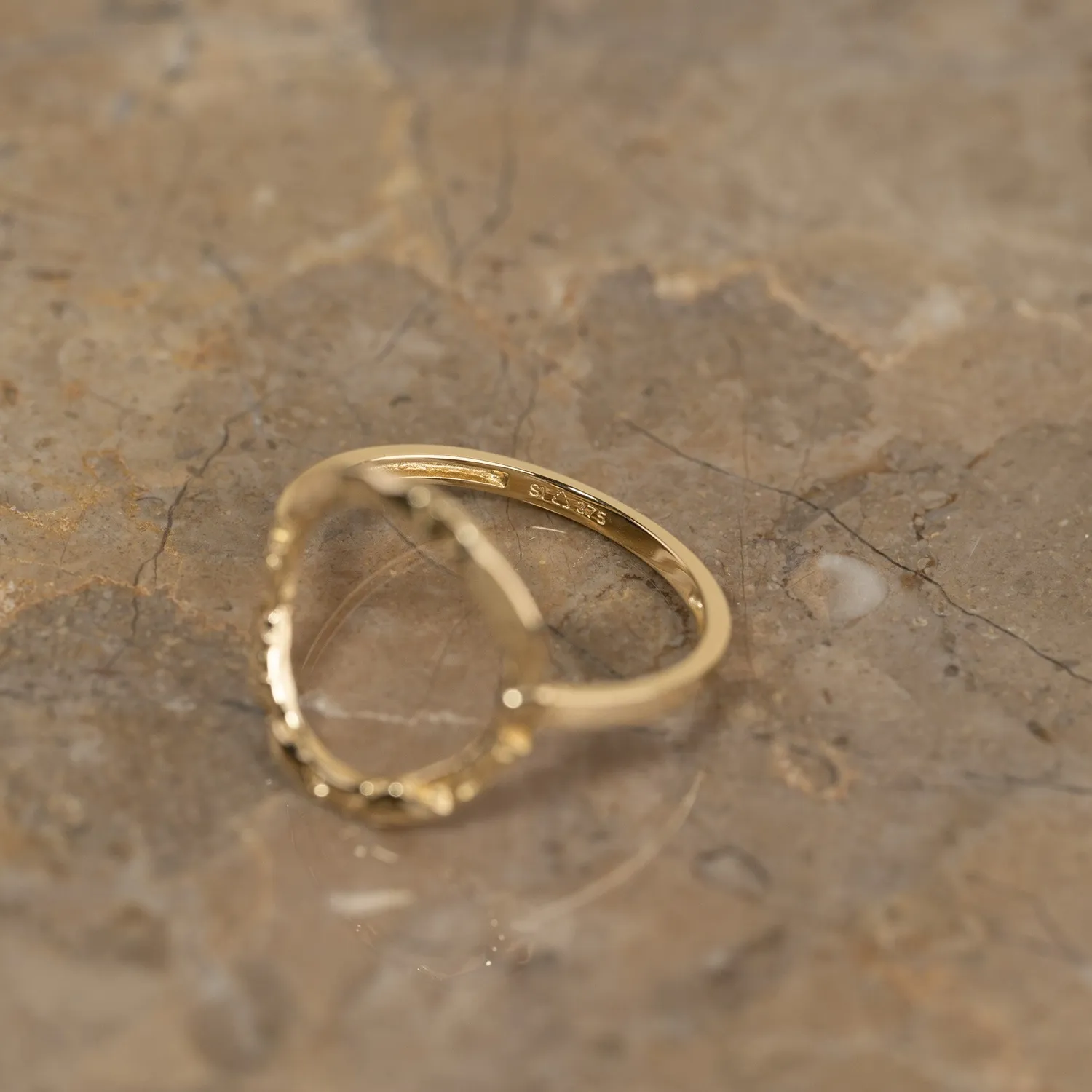 Sisi Copenhagen Sierra ring massivt guld 9 kt