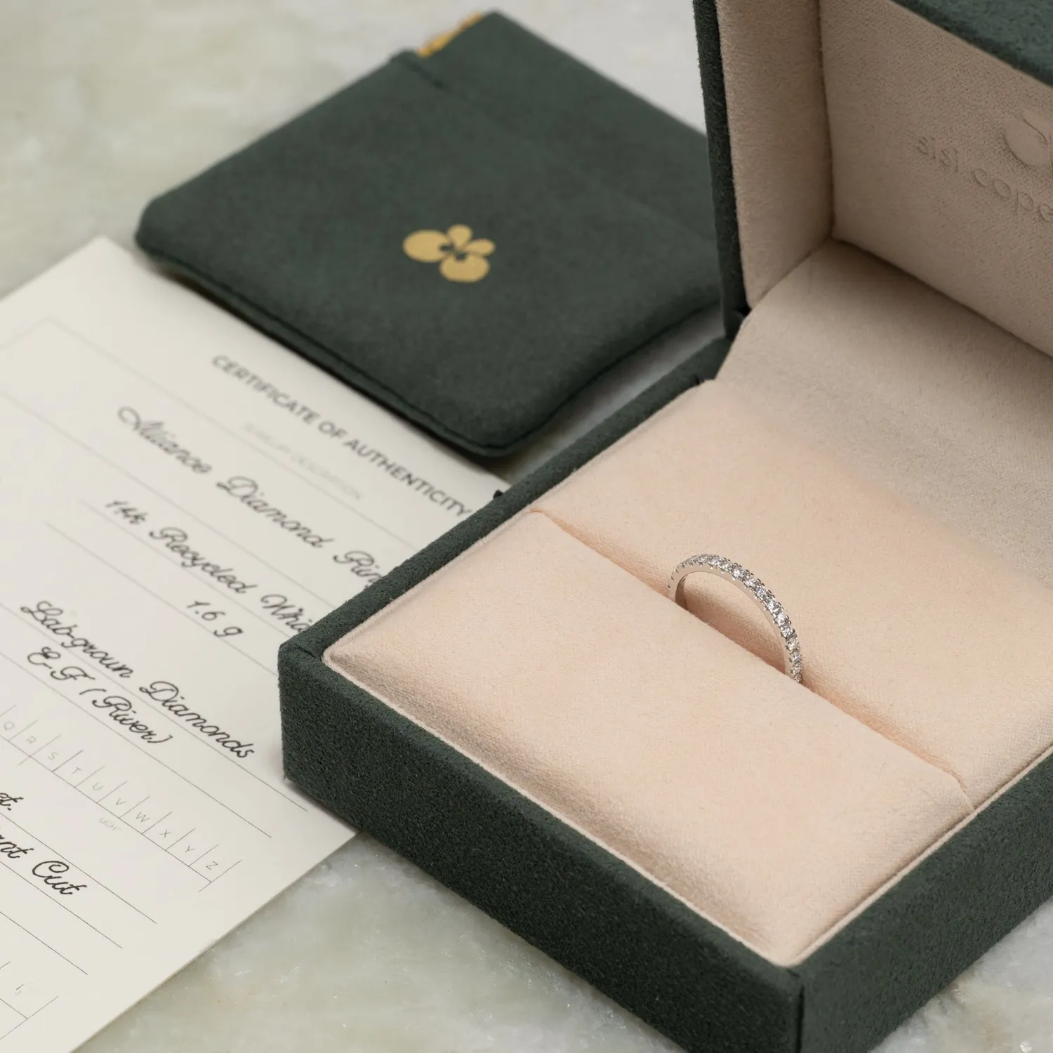 Sisi Copenhagen Alliance lab-diamantring 0,25ct hvidguld