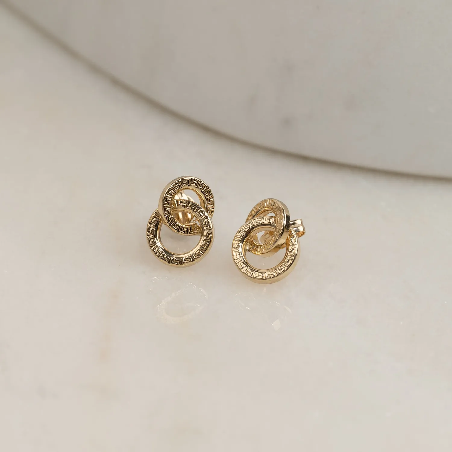 Sisi Copenhagen Josefine Medium ørestikker 9 kt guld