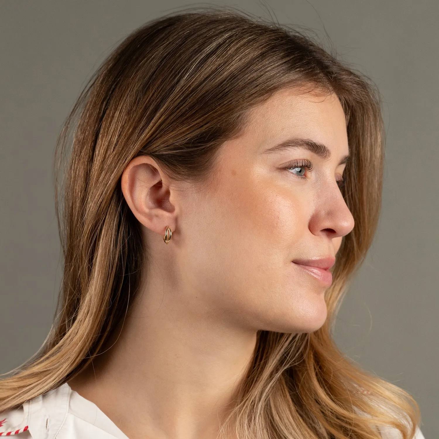 Sisi Copenhagen Larissa creoler guld 9kt 12mm par