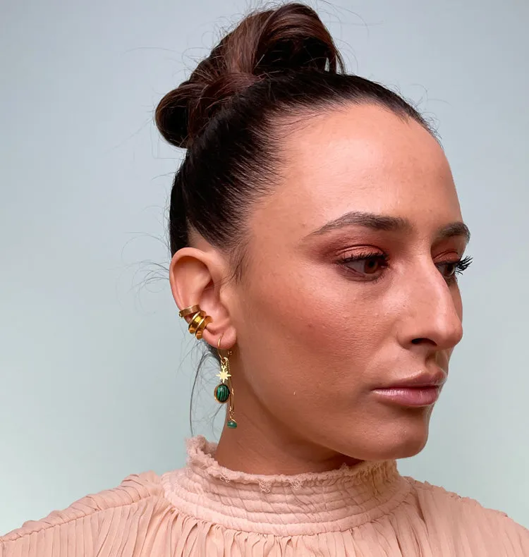 Wos Molly earcuff forgyldt guld single 1,3 cm