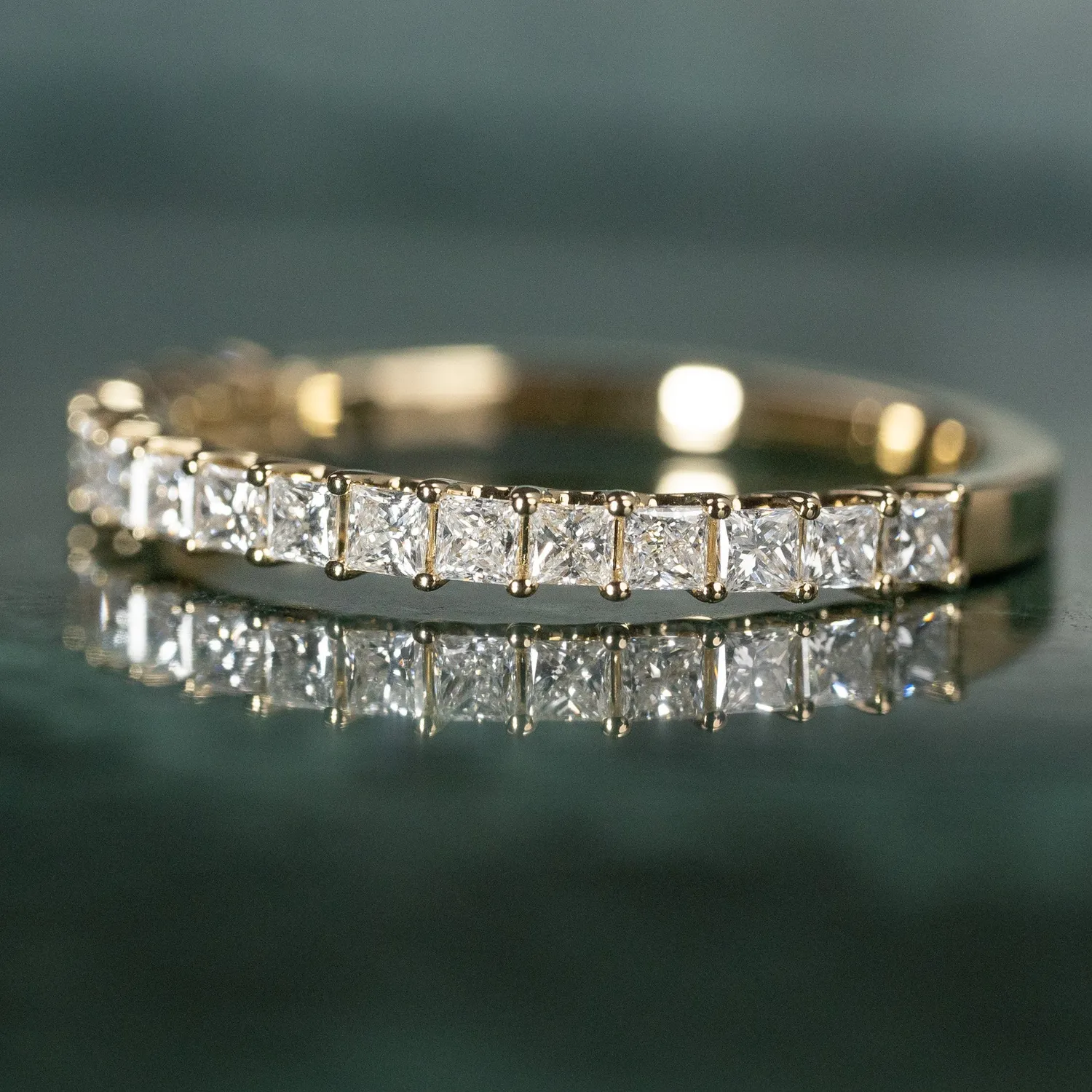 Sisi Copenhagen Princess-Cut alliance ring guld 0,5 ct