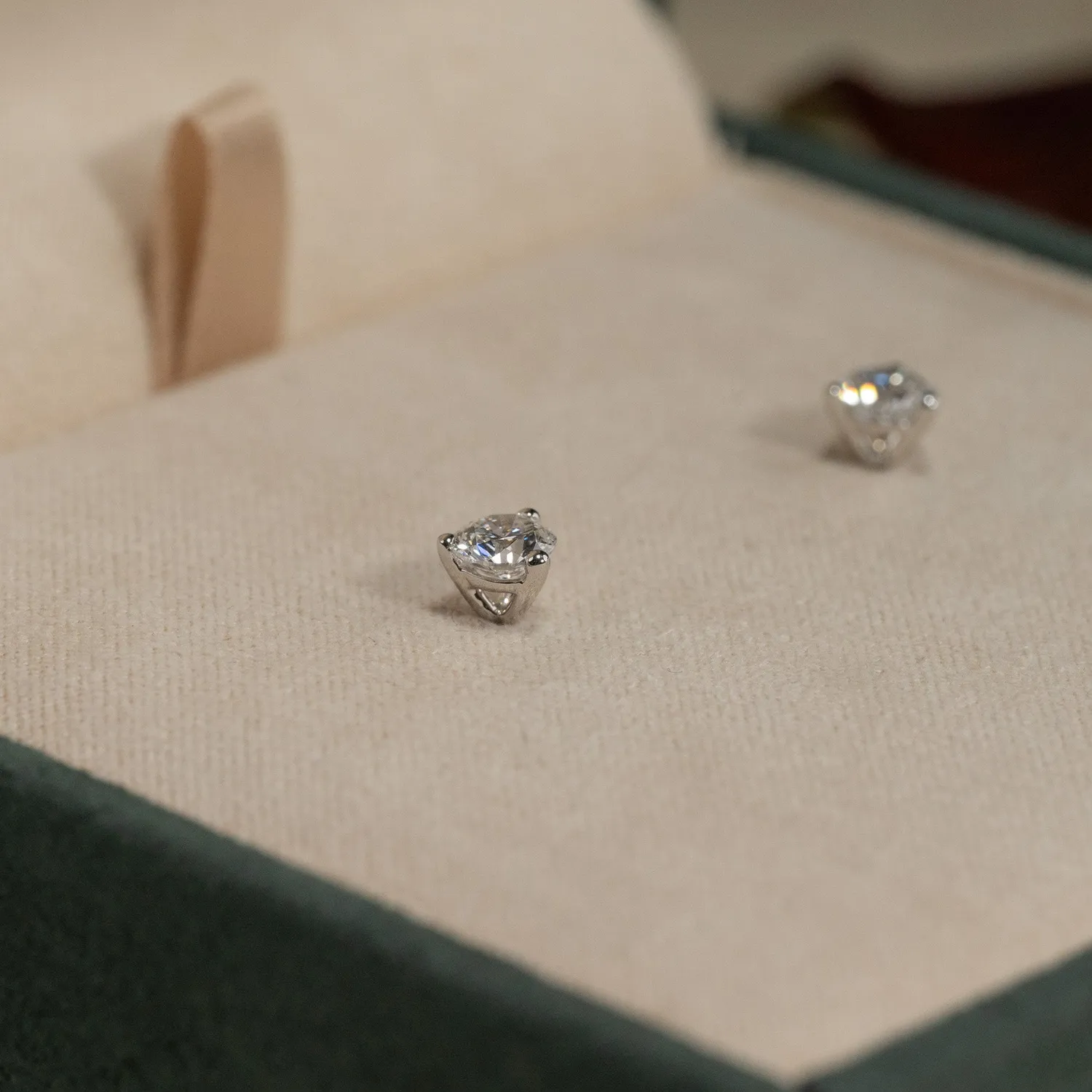 Sisi Copenhagen Simple ørestikker 0,75 ct hvidguld lab-diamant