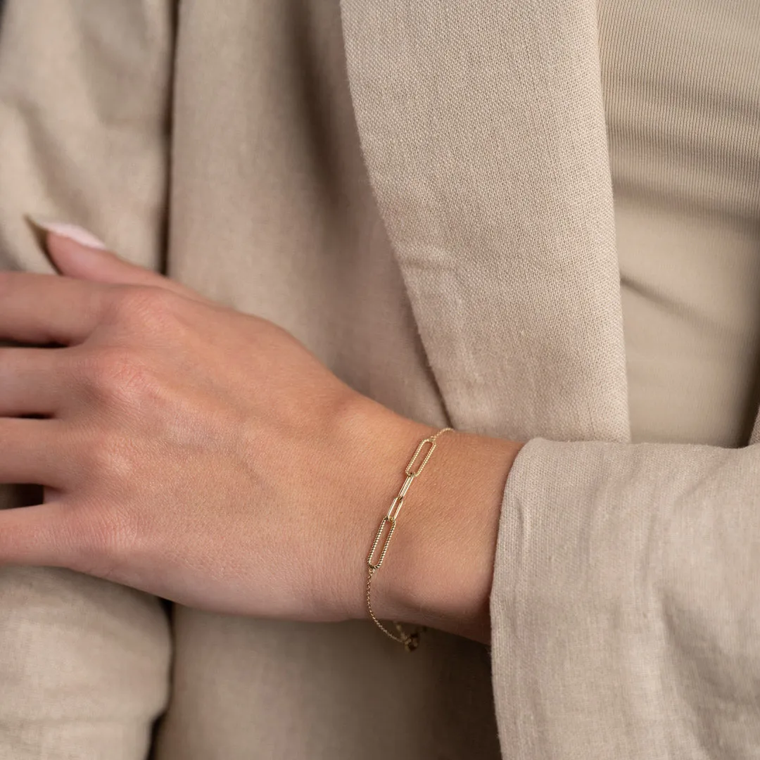Sisi Copenhagen Natalie armbånd 16-20 cm 9 kt guld