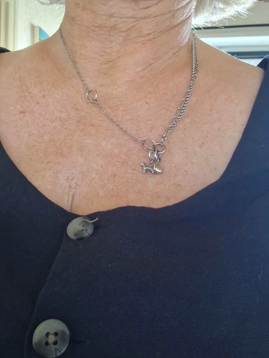 TIMI OF SWEDEN Roya dog charm vedhæng vandtæt 12 mm