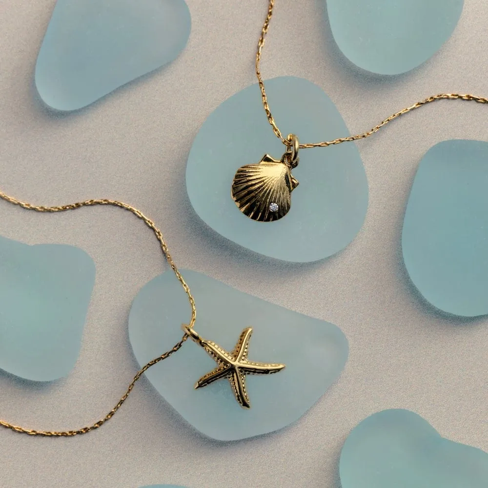 Orelia Fine Starfish Collar halskæde guld choker