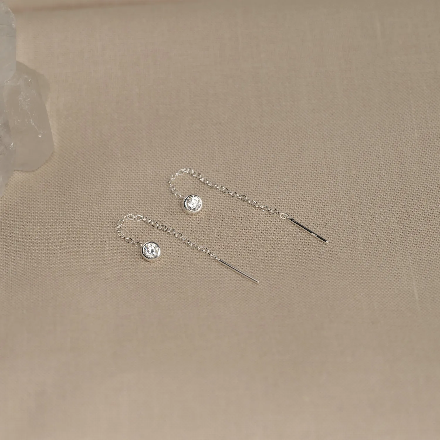 Sisi Copenhagen Amanda Crystal øreringe sølv zirkon