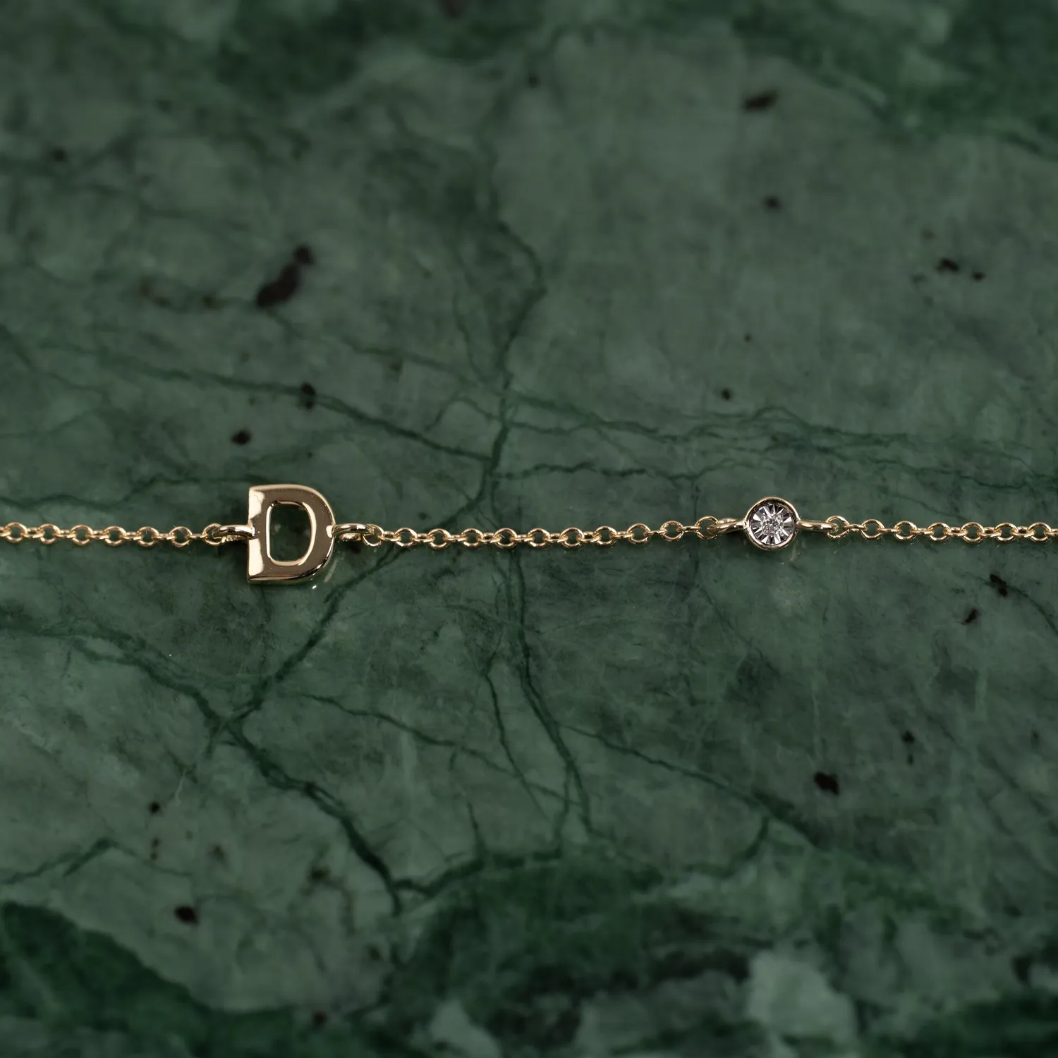 Sisi Copenhagen Letter Lab-Diamond armbånd guld 0,01 ct