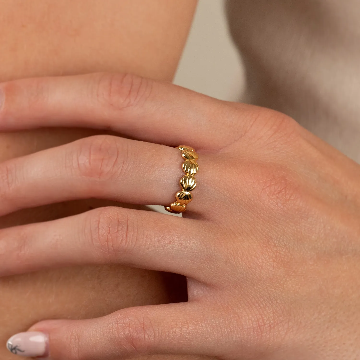 Sisi Copenhagen Merina ring forgyldt sølv str. 52