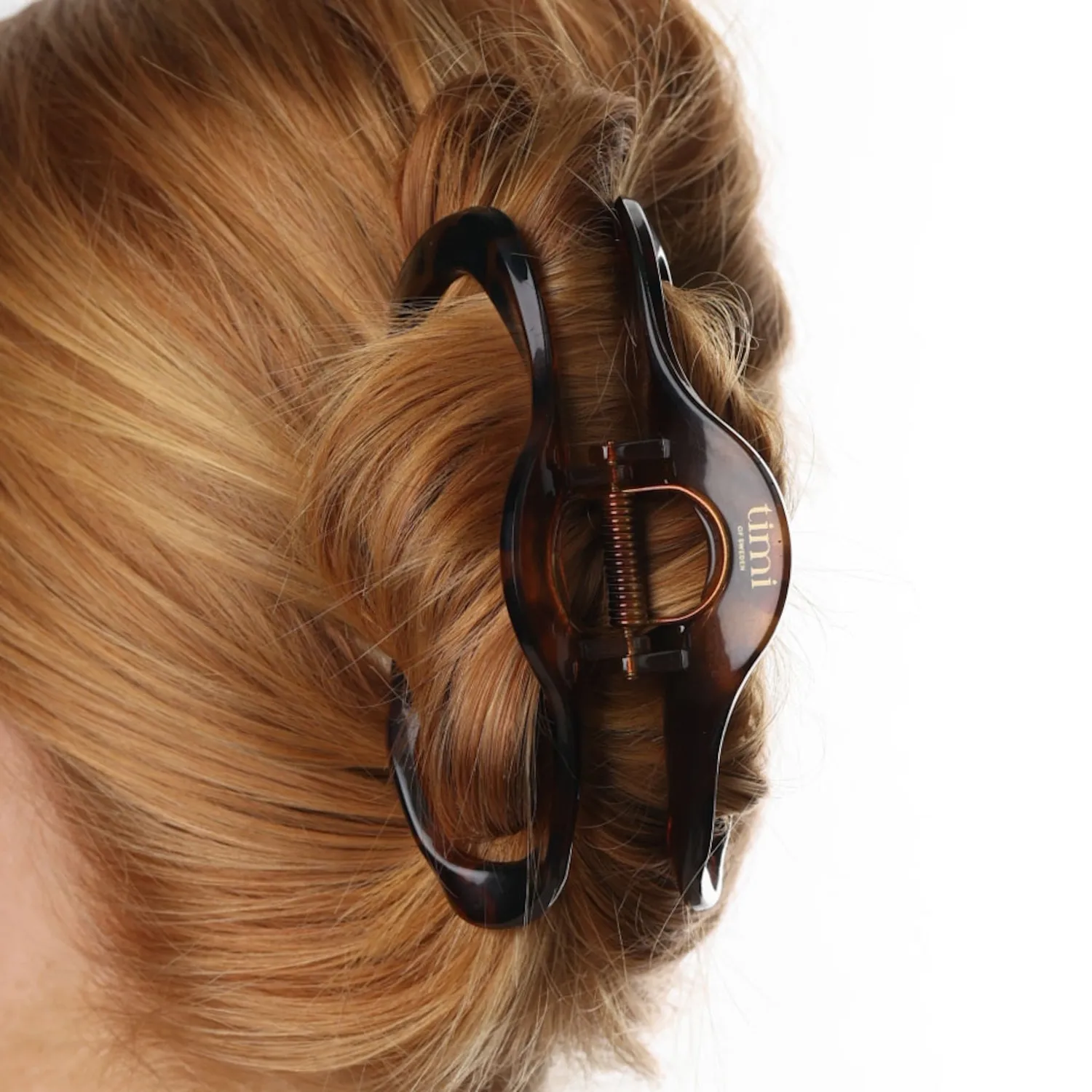 TIMI OF SWEDEN Darcy hårklemme claw clip tortoise 110 mm